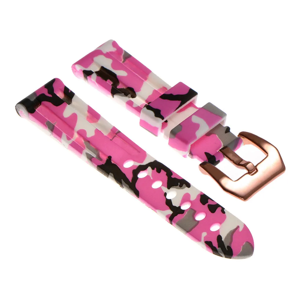 Heavy Duty Camo Rubber Watch Band