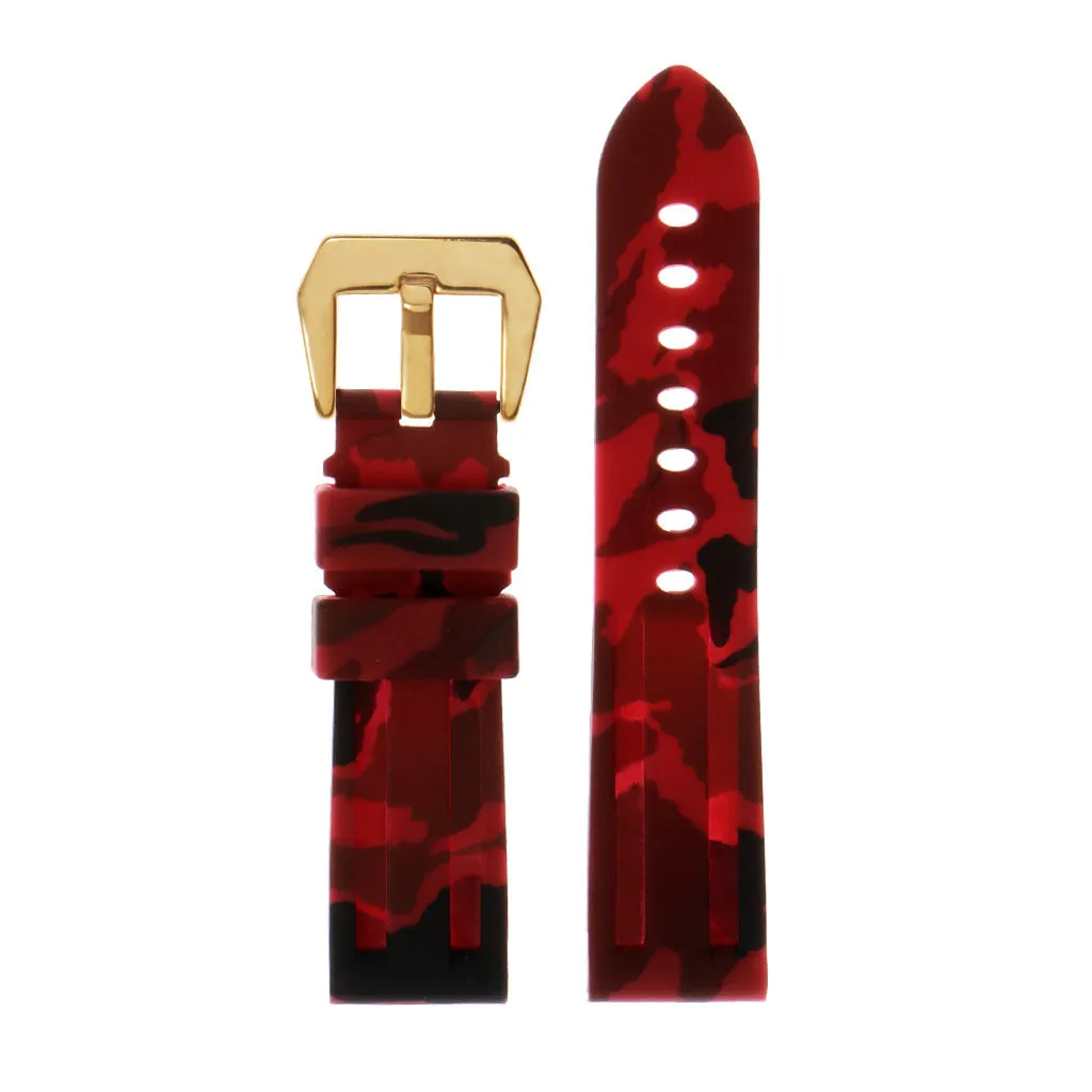 Heavy Duty Camo Rubber Watch Band