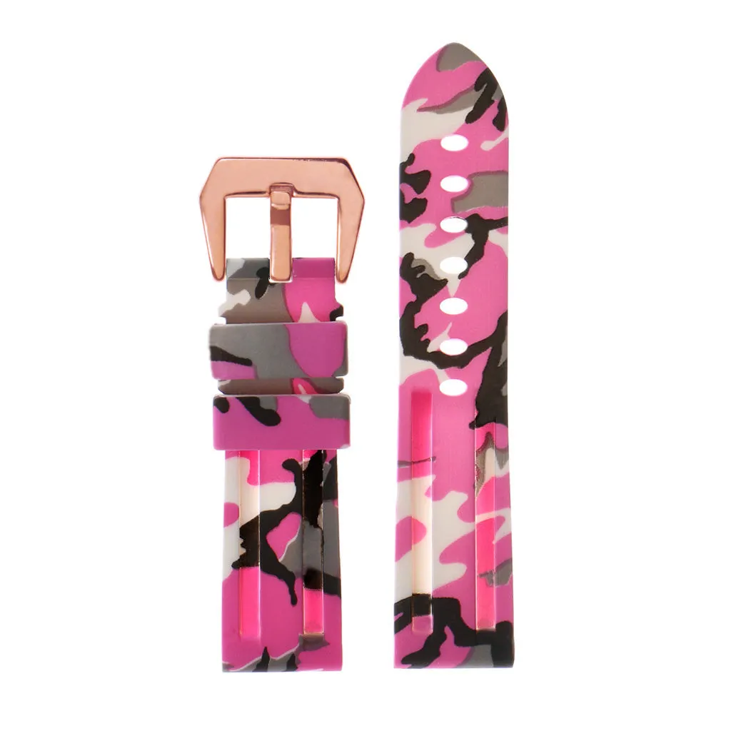 Heavy Duty Camo Rubber Watch Band