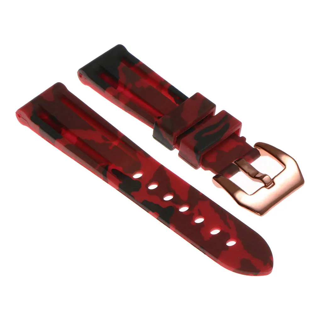 Heavy Duty Camo Rubber Watch Band
