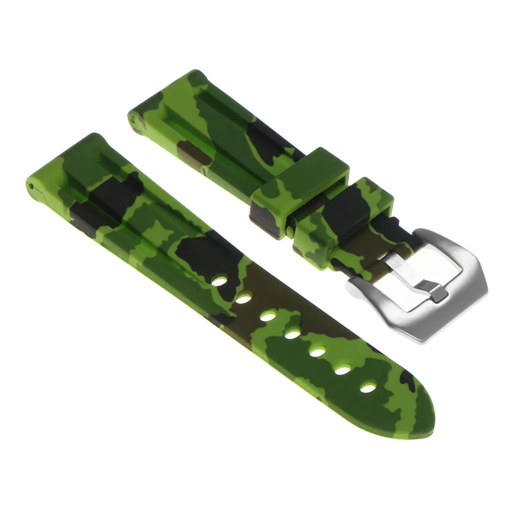 Heavy Duty Camo Rubber Watch Band