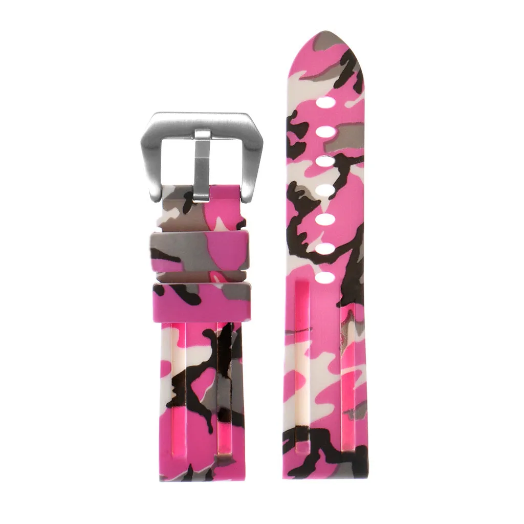 Heavy Duty Camo Rubber Watch Band