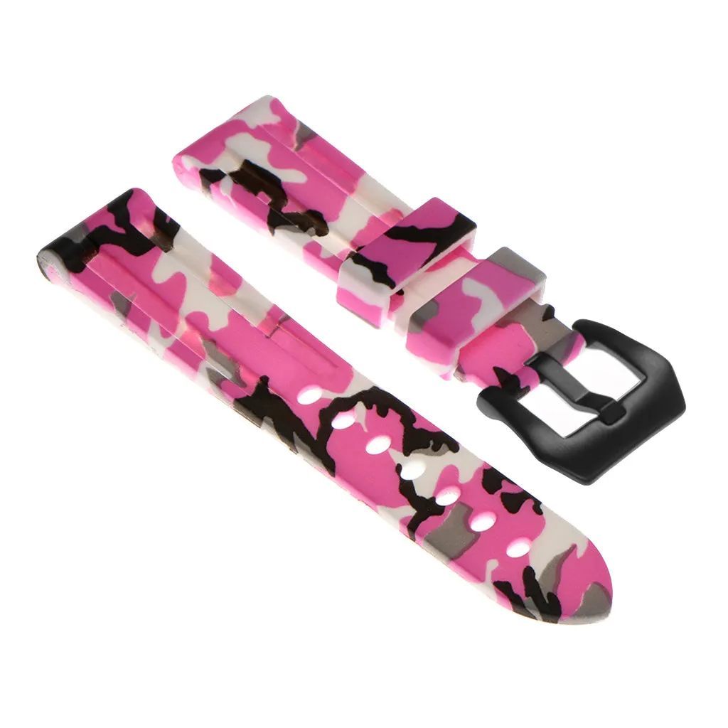 Heavy Duty Camo Rubber Watch Band