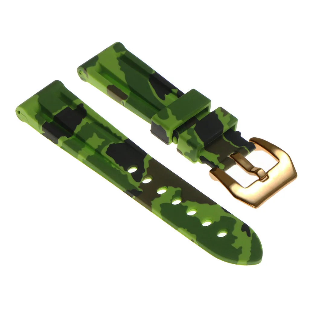 Heavy Duty Camo Rubber Watch Band