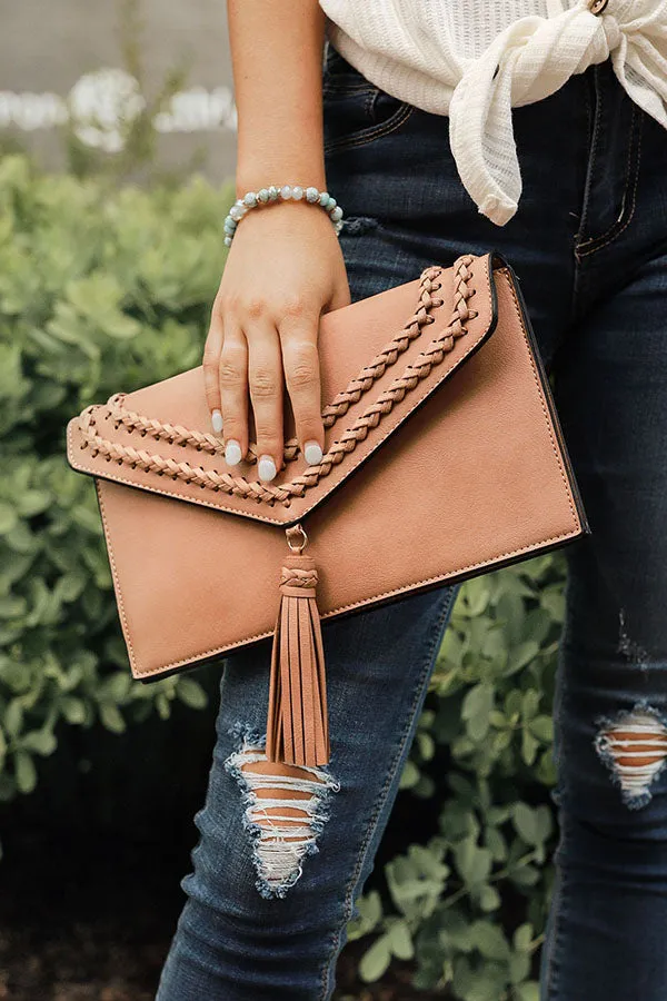 Hello Sonoma Clutch in Warm Taupe