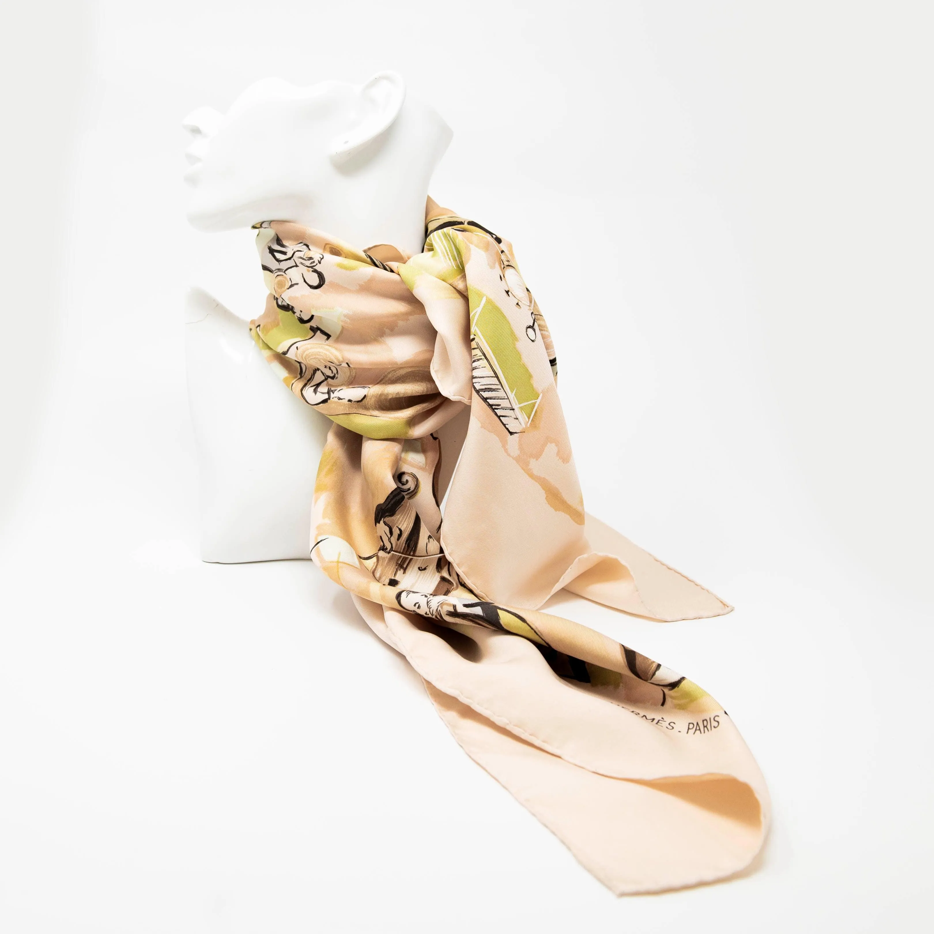 Hermes Concerto Silk Scarf