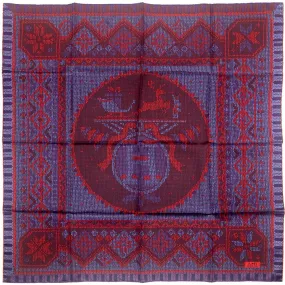 Hermes Scarf "Au Coin du Feu" by Dimitri Rybaltchenko 90cm Silk