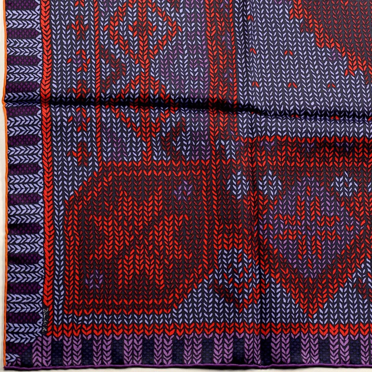 Hermes Scarf "Au Coin du Feu" by Dimitri Rybaltchenko 90cm Silk