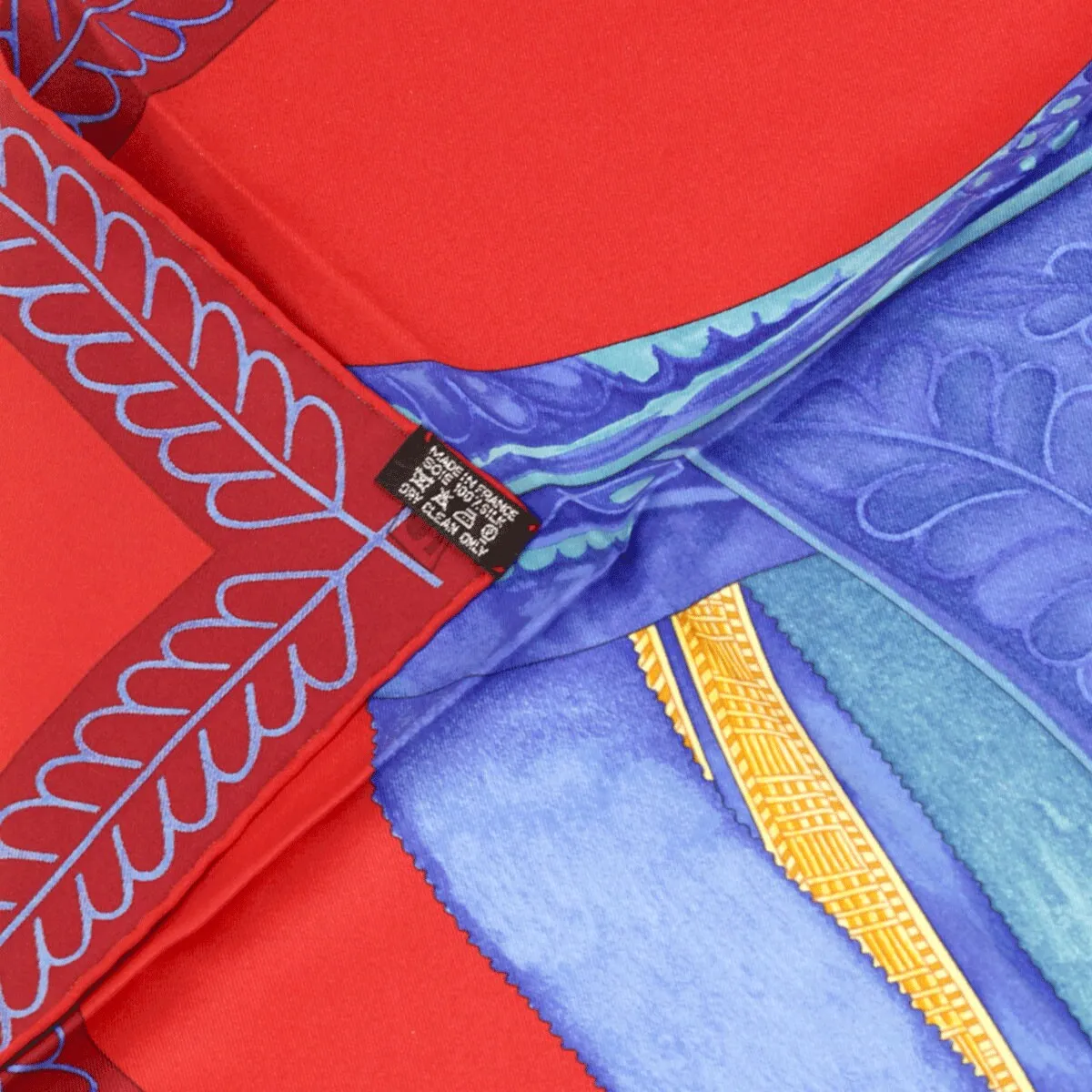 Hermes Scarf "Selle d'Officier en Grande Tenue" by Wlodek Kaminski 70cm Silk