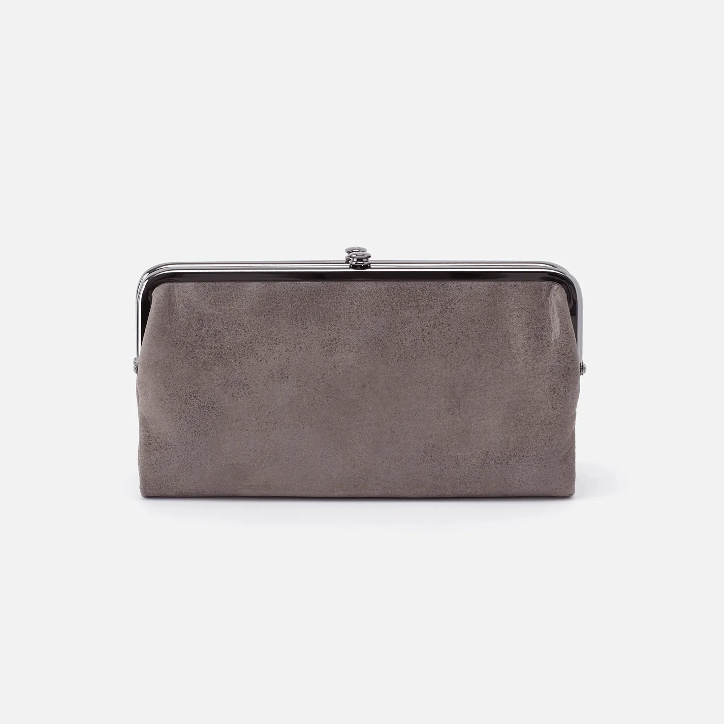 Hobo Lauren In Polished Leather Clutch Wallet