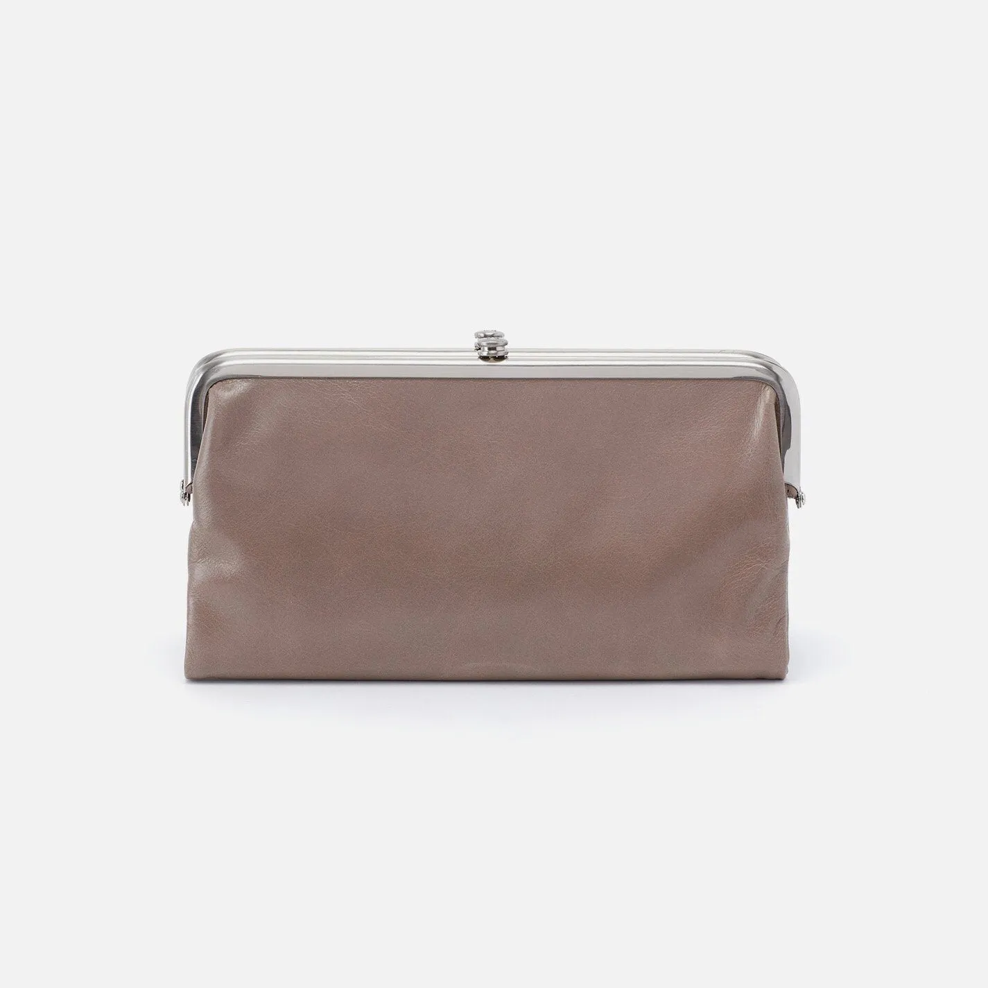 Hobo Lauren In Polished Leather Clutch Wallet