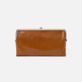 Hobo Lauren In Polished Leather Clutch Wallet