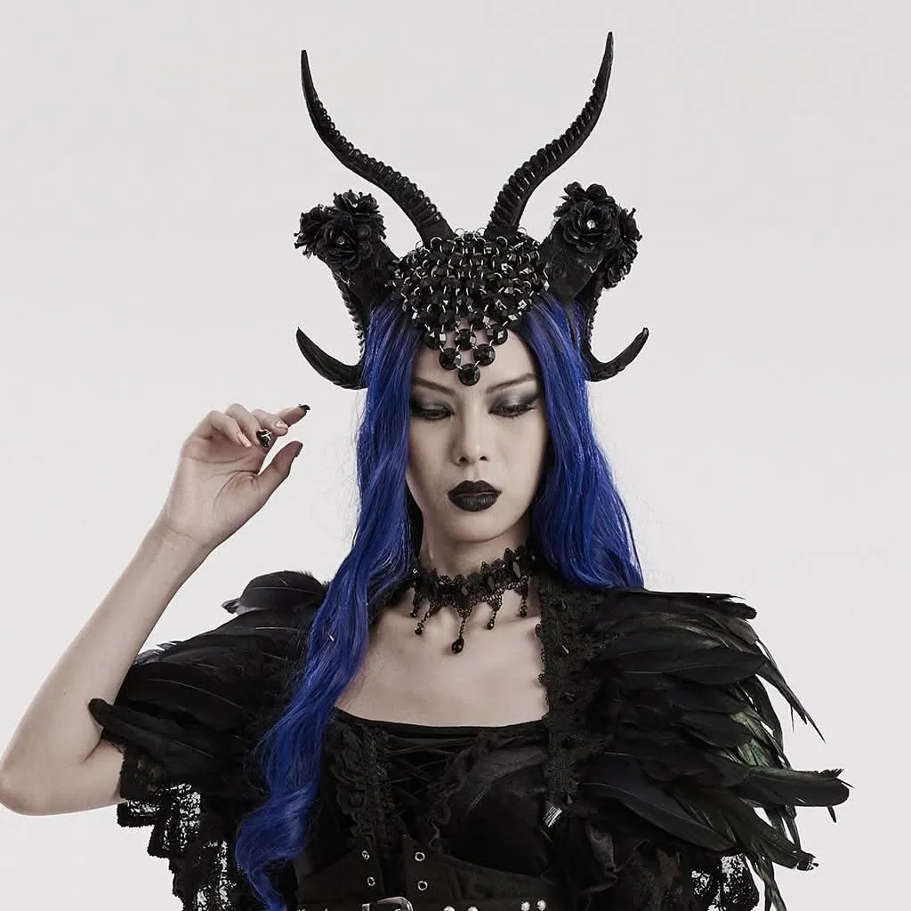 Inferno - Gothic Headpiece with Horns