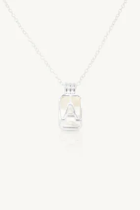 Initial A to Z Silver Pendant