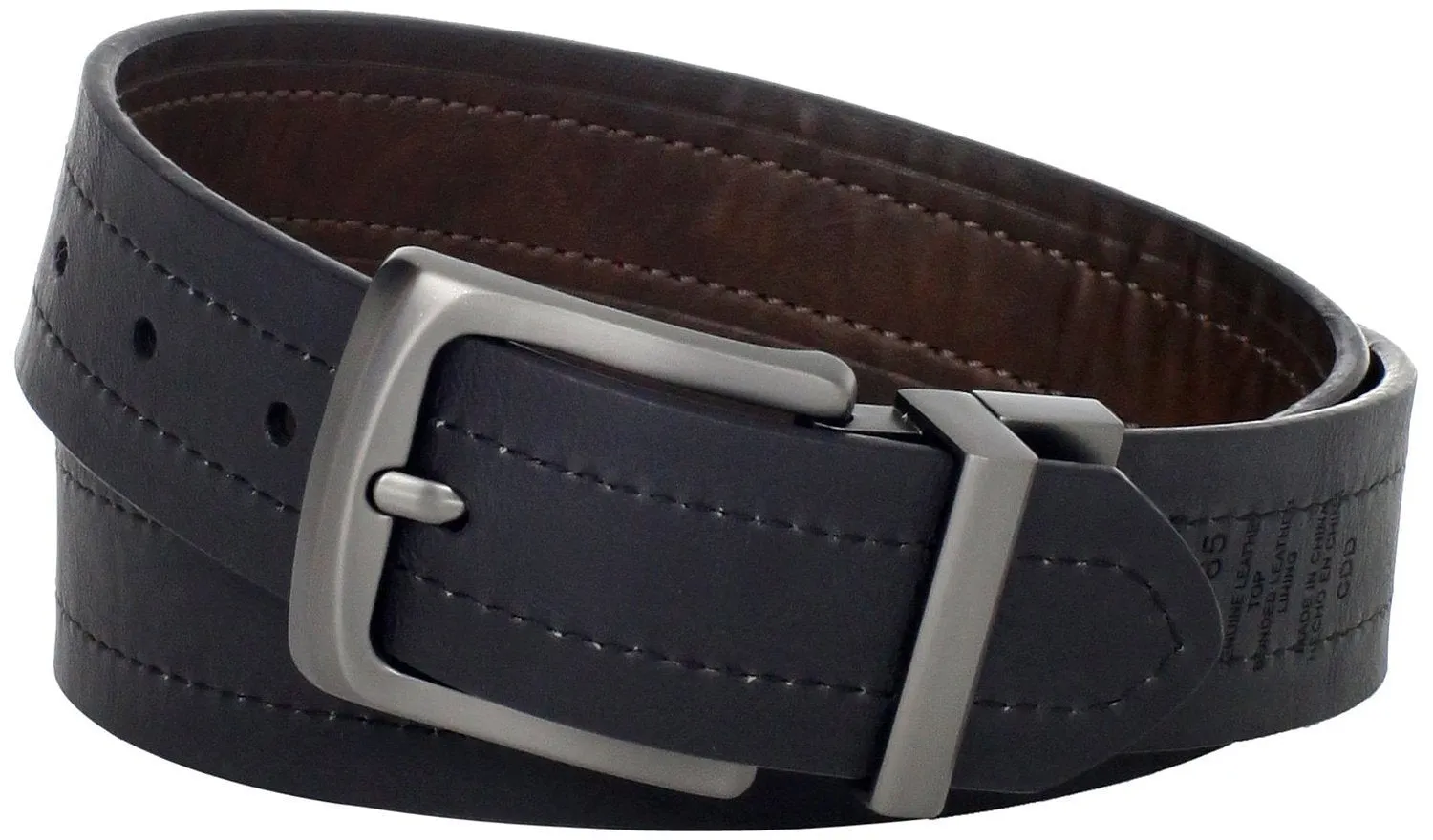 Levi's Men's Levis 40MM Reversible Belt With Gunmetal Buckle
