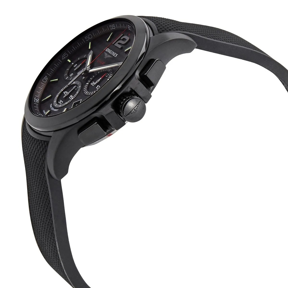 Longines Conquest V.H.P Carbon Fiber Dial Men's Watch L37172669 L3.717.2.66.9