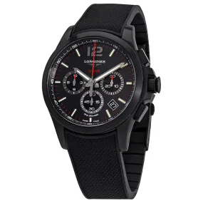 Longines Conquest V.H.P Carbon Fiber Dial Men's Watch L37172669 L3.717.2.66.9