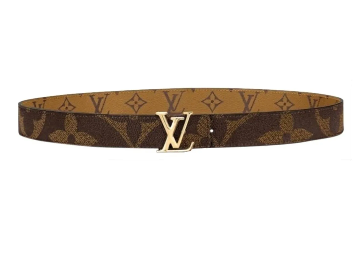 LOUIS VUITTON GIANT MONOGRAM 30MM LV ICONIC REVERSIBLE BELT