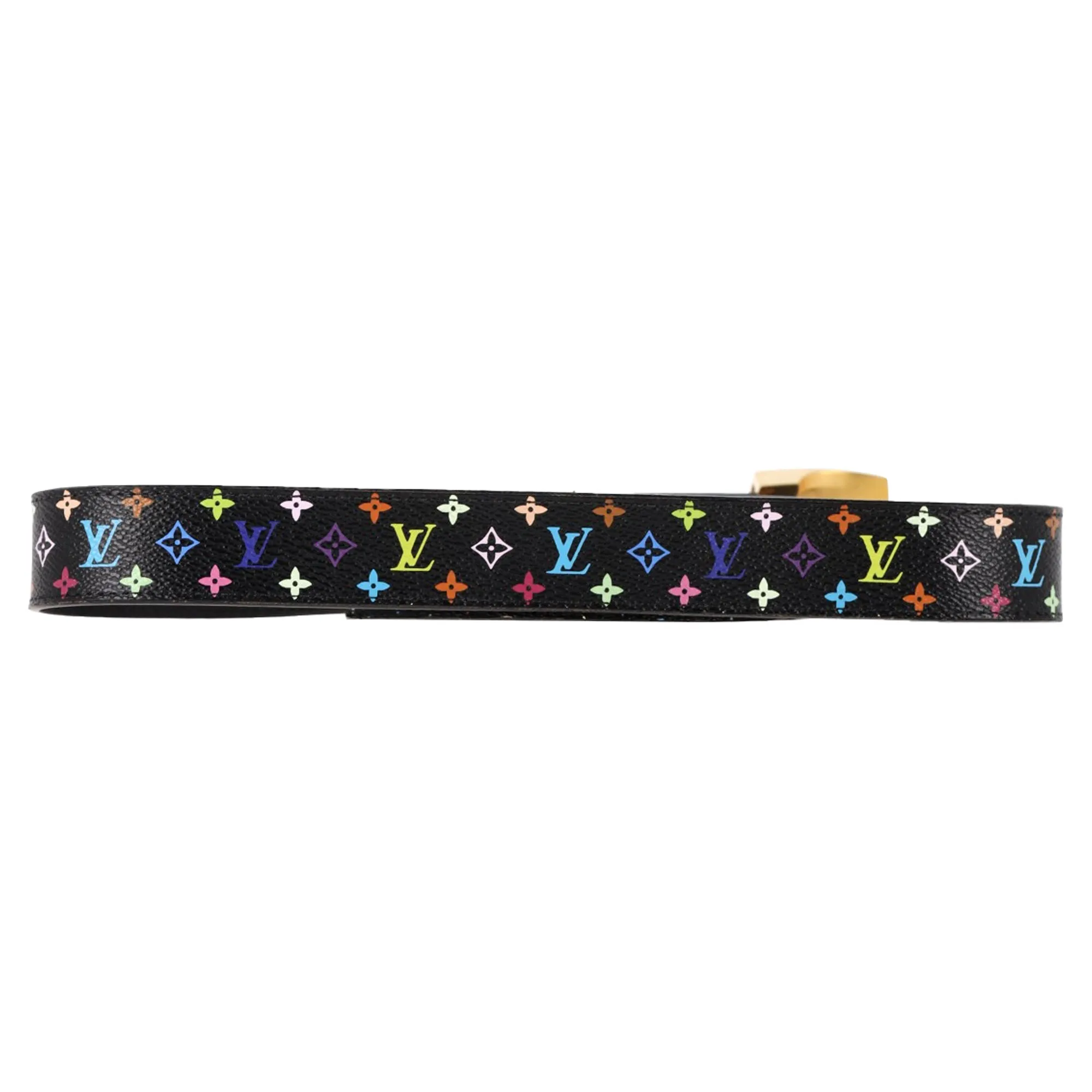 Louis Vuitton Monogram LV Cut Reversible Belt in Black Leather
