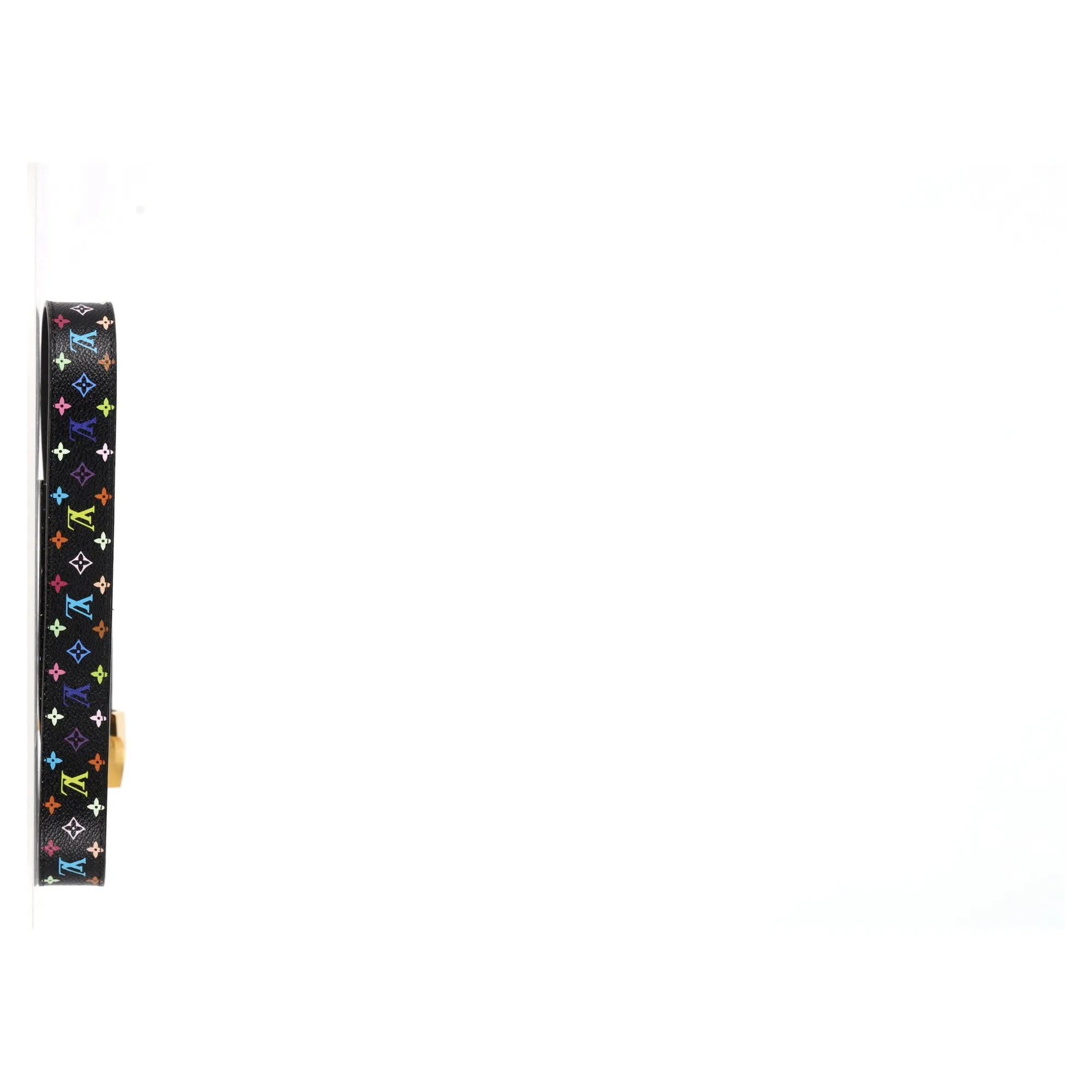 Louis Vuitton Monogram LV Cut Reversible Belt in Black Leather