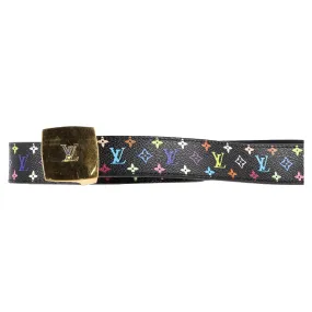 Louis Vuitton Monogram LV Cut Reversible Belt in Black Leather