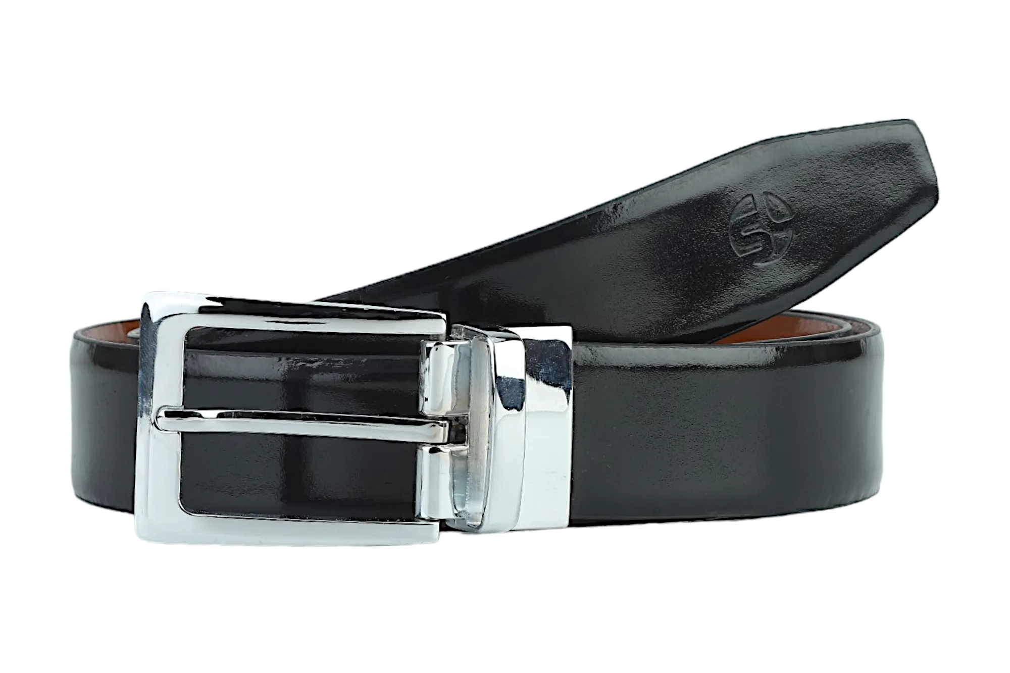 Mens Premium Reversible leather Formal Belt 90711