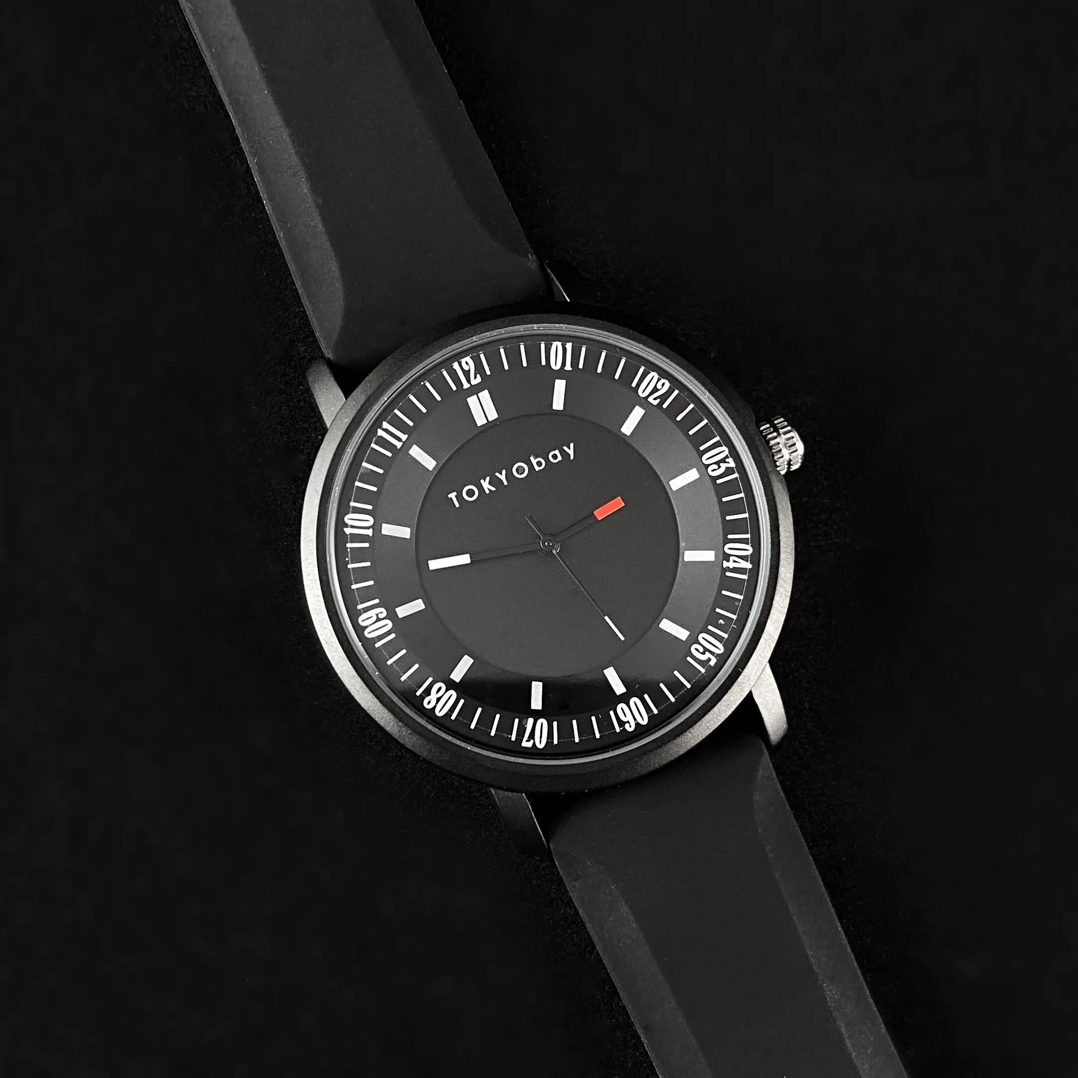 Men's Watch, Axel Black Band, Silver Case - TOKYObay