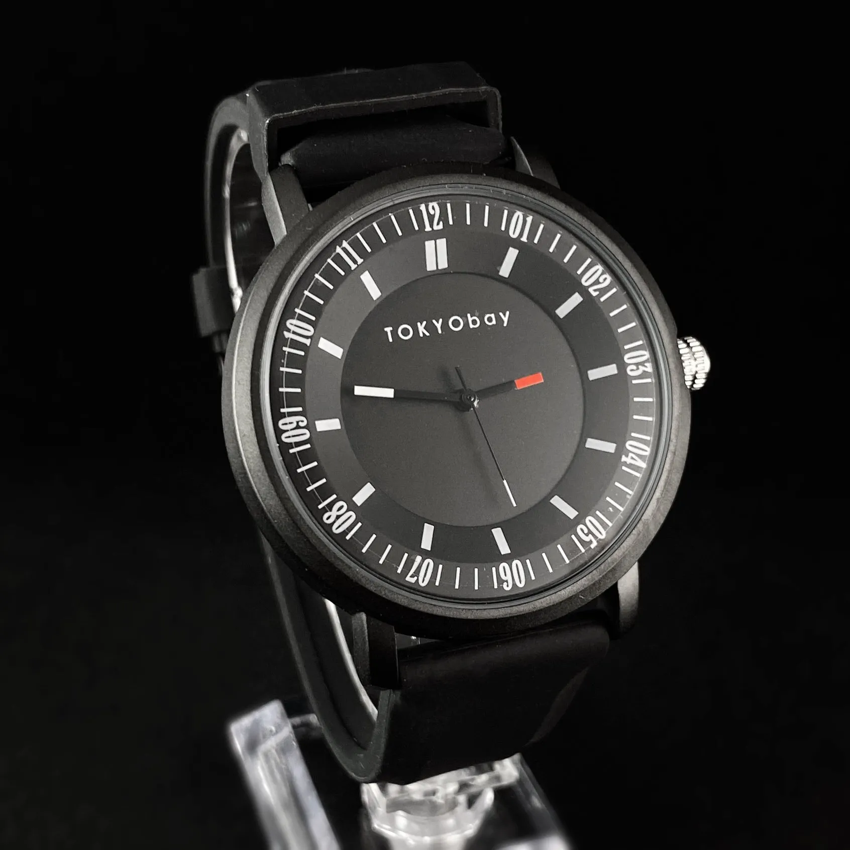 Men's Watch, Axel Black Band, Silver Case - TOKYObay