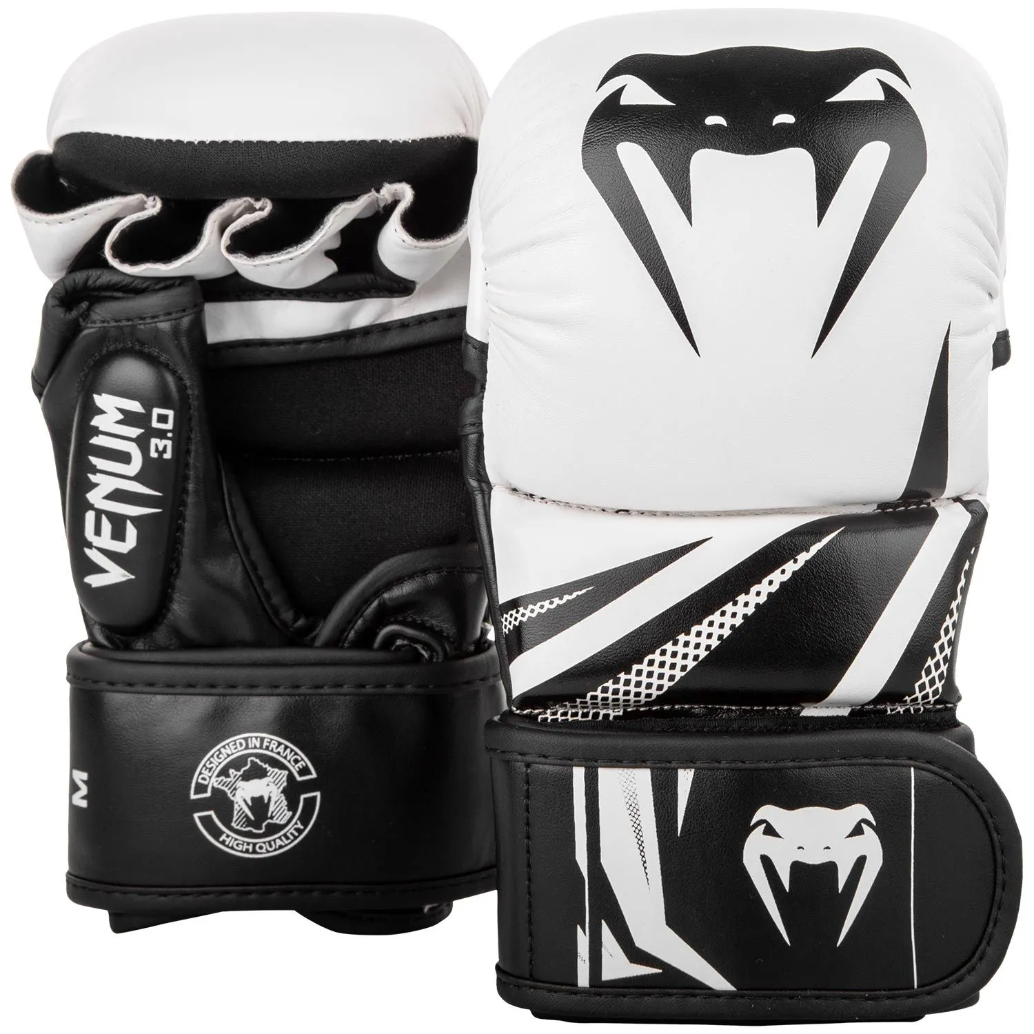 MMA Sparringshandsker - Venum - 'Challenger 3.0' - Hvid-Sort