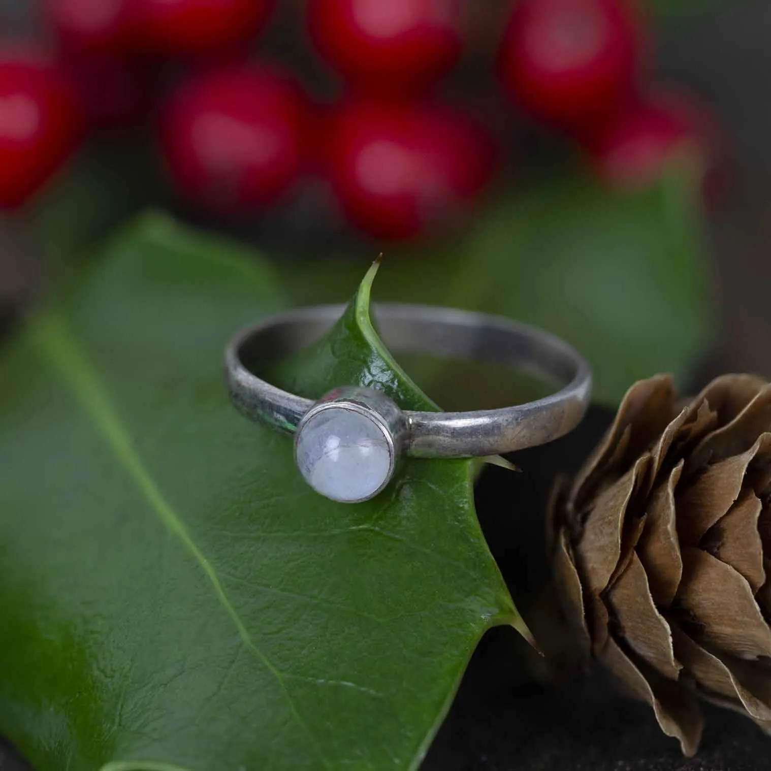 Moonstone Nepalese Silver Ring