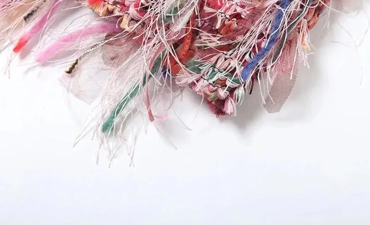 More About Me Colorful Tassel Mini Skirt