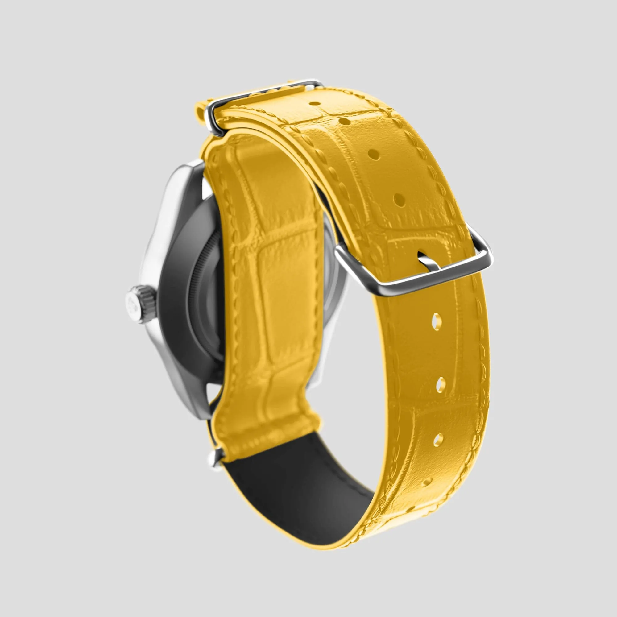 NATO Strap For Rolex Oyster Perpetual 36mm In Alligator