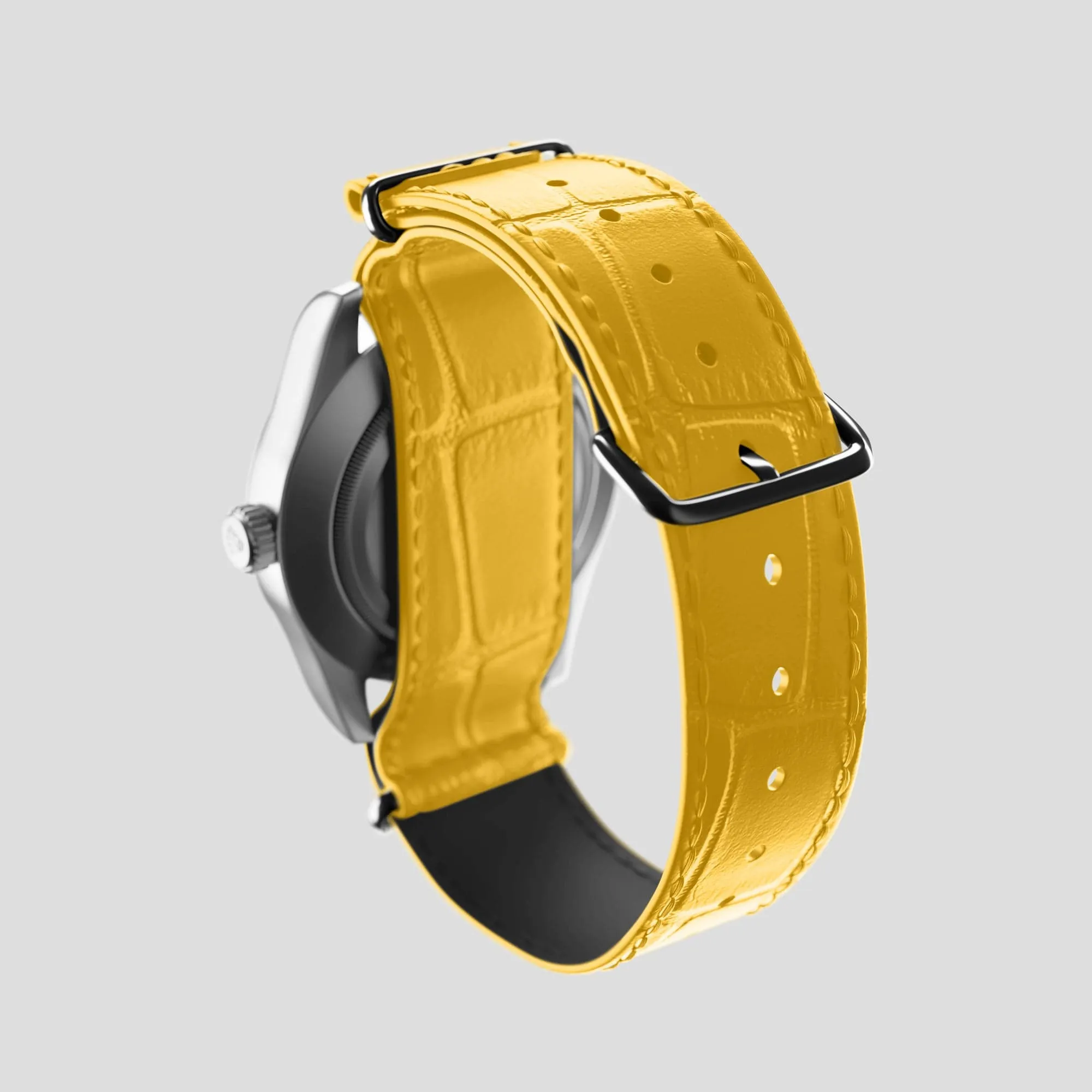 NATO Strap For Rolex Oyster Perpetual 36mm In Alligator