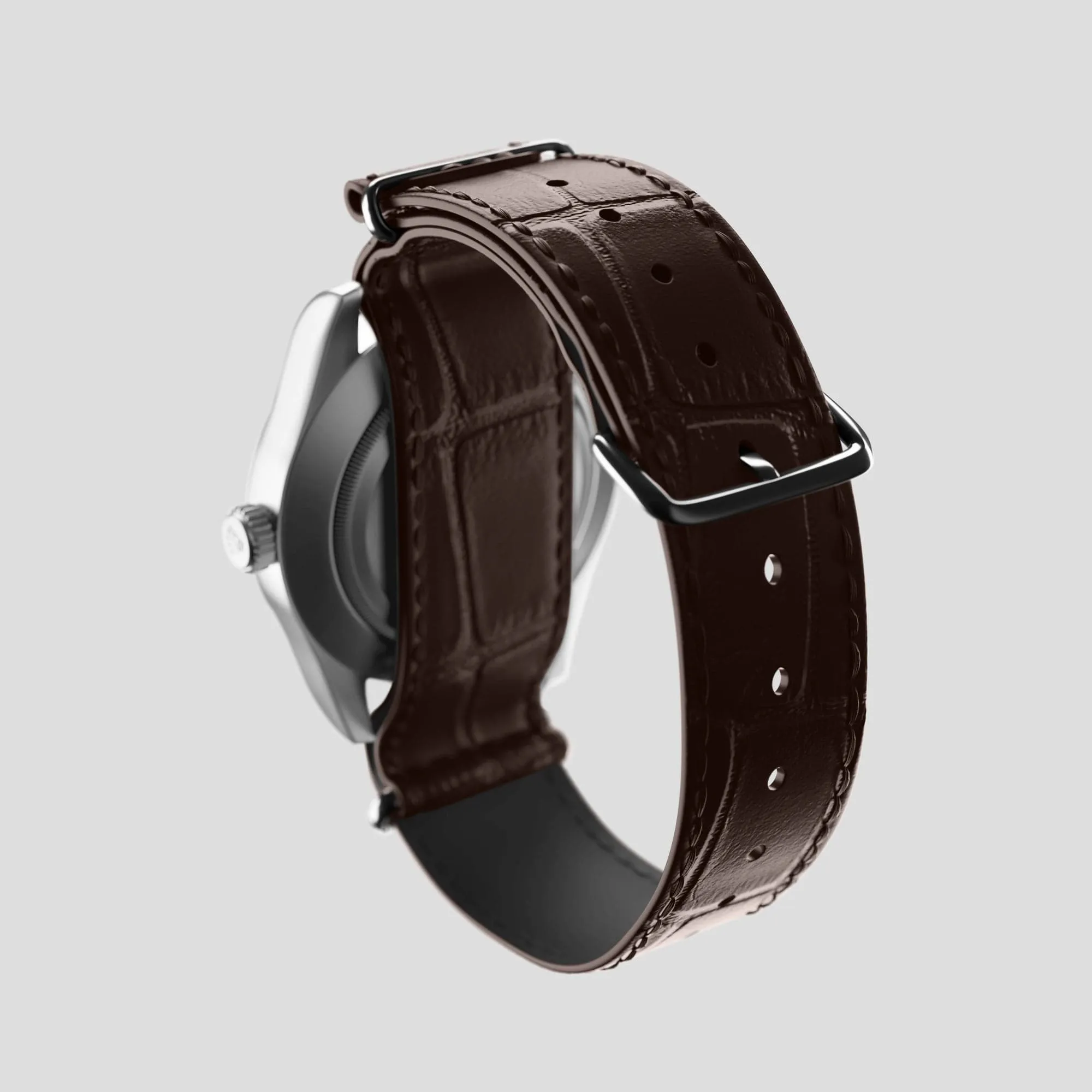 NATO Strap For Rolex Oyster Perpetual 36mm In Alligator