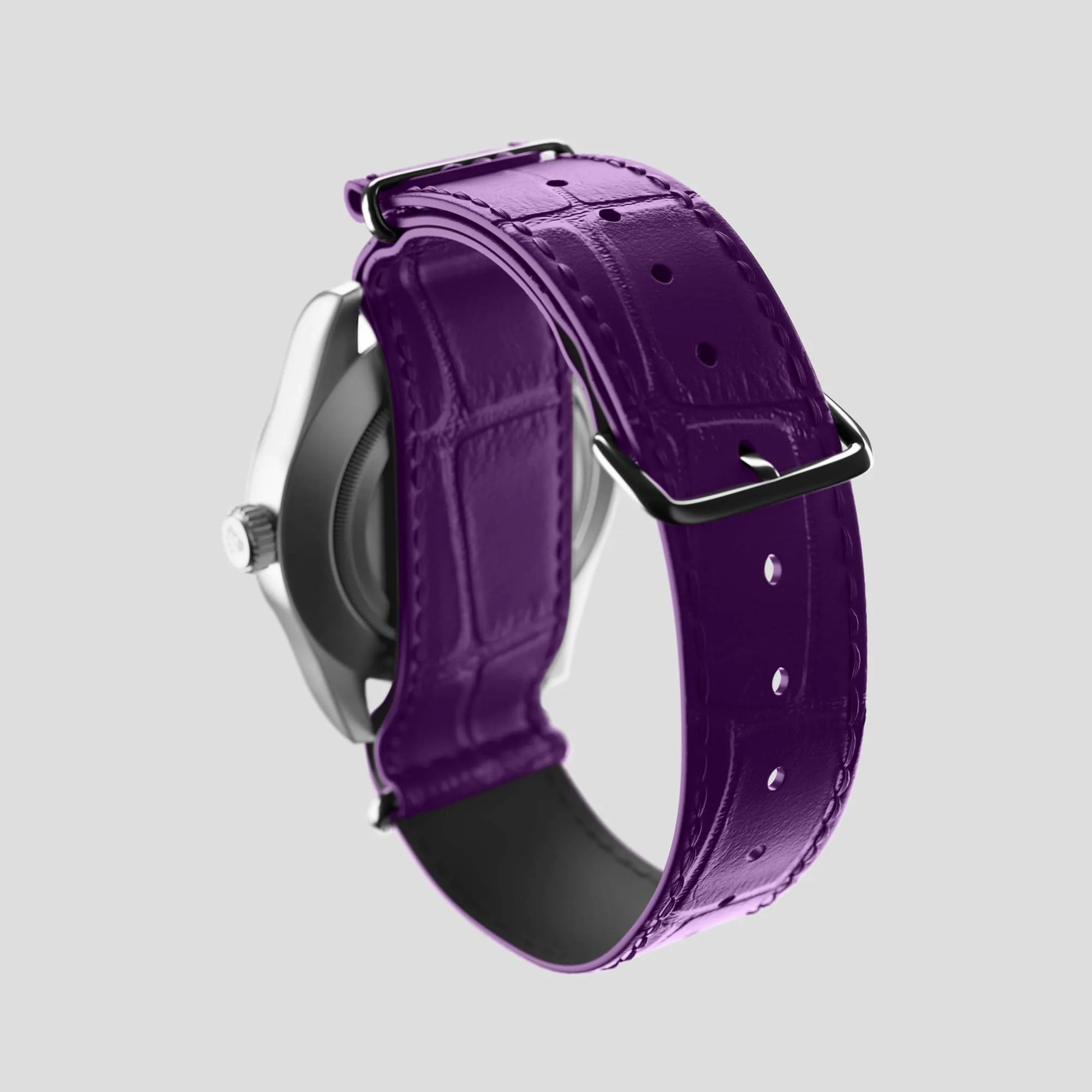 NATO Strap For Rolex Oyster Perpetual 36mm In Alligator