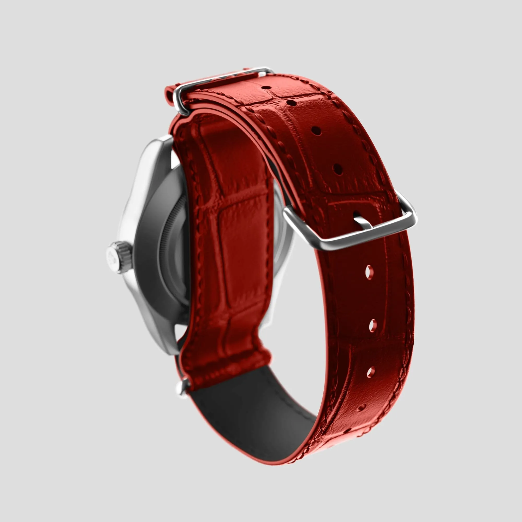 NATO Strap For Rolex Oyster Perpetual 36mm In Alligator