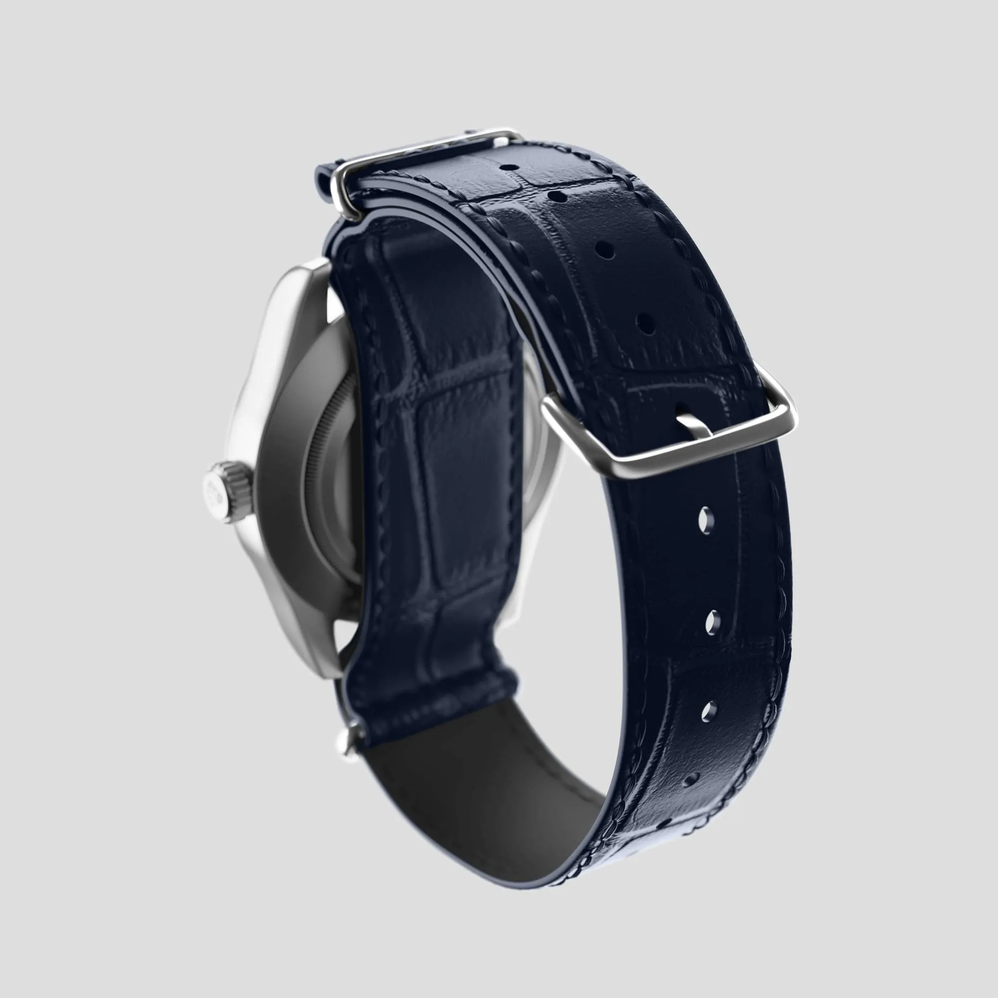 NATO Strap For Rolex Oyster Perpetual 36mm In Alligator