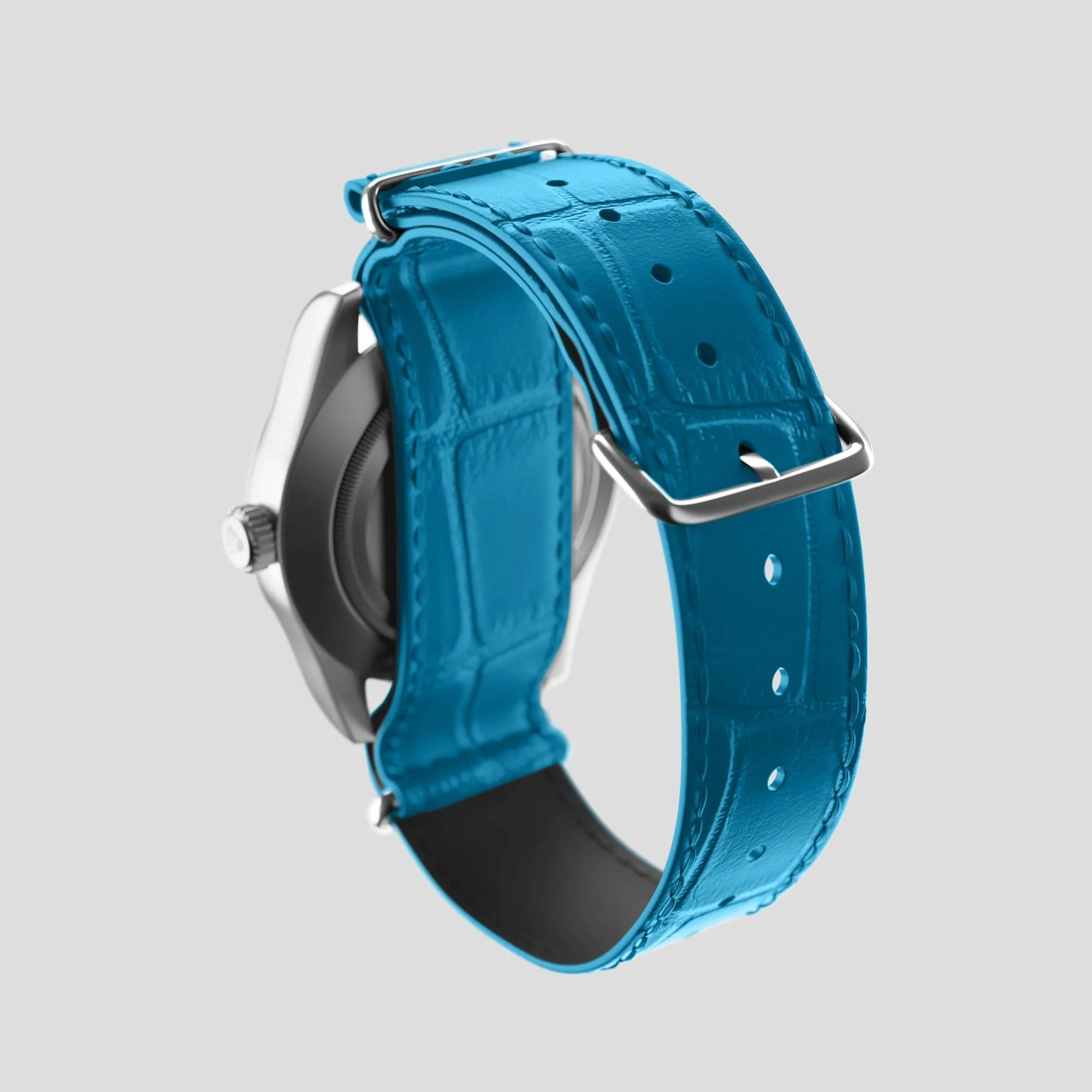 NATO Strap For Rolex Oyster Perpetual 36mm In Alligator