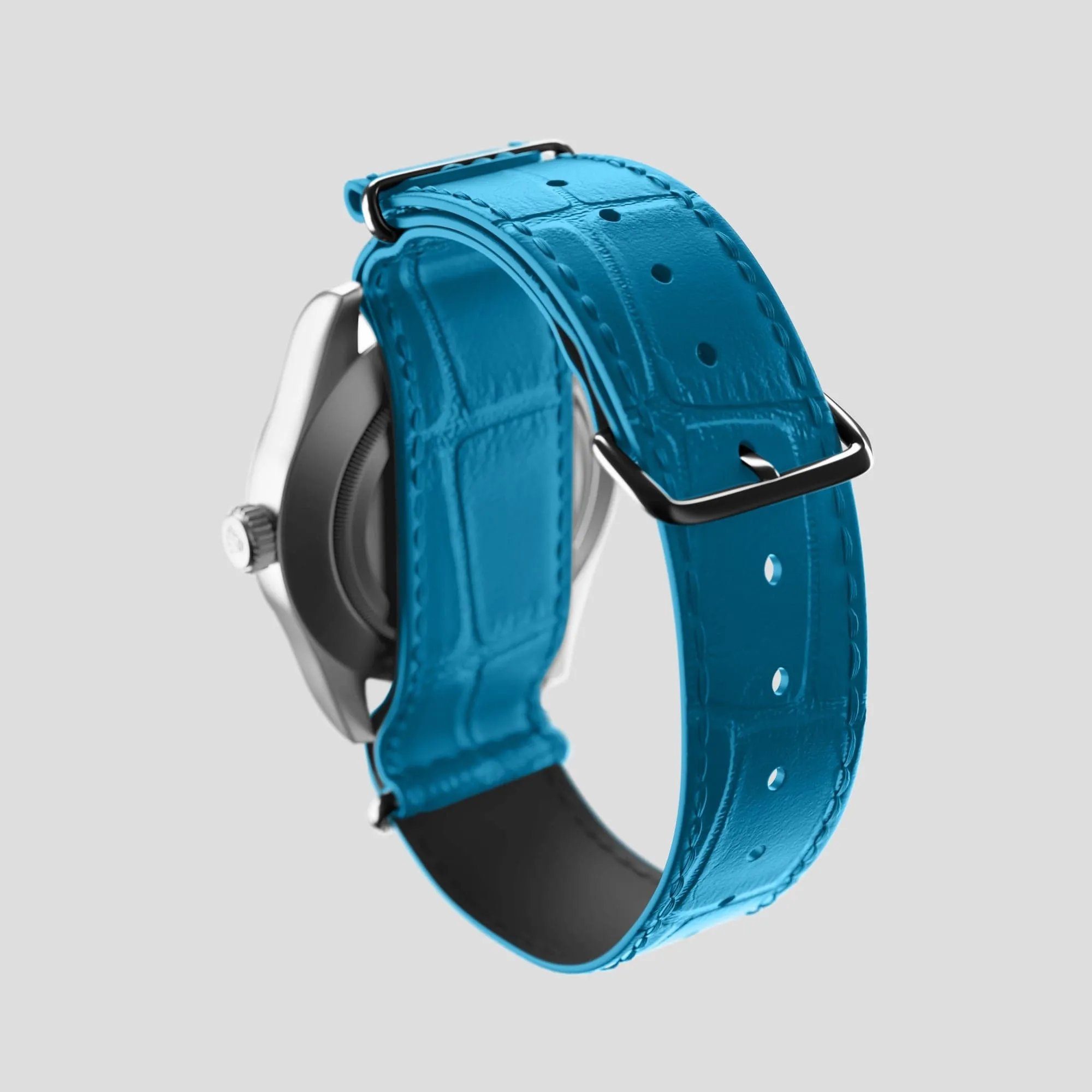 NATO Strap For Rolex Oyster Perpetual 36mm In Alligator