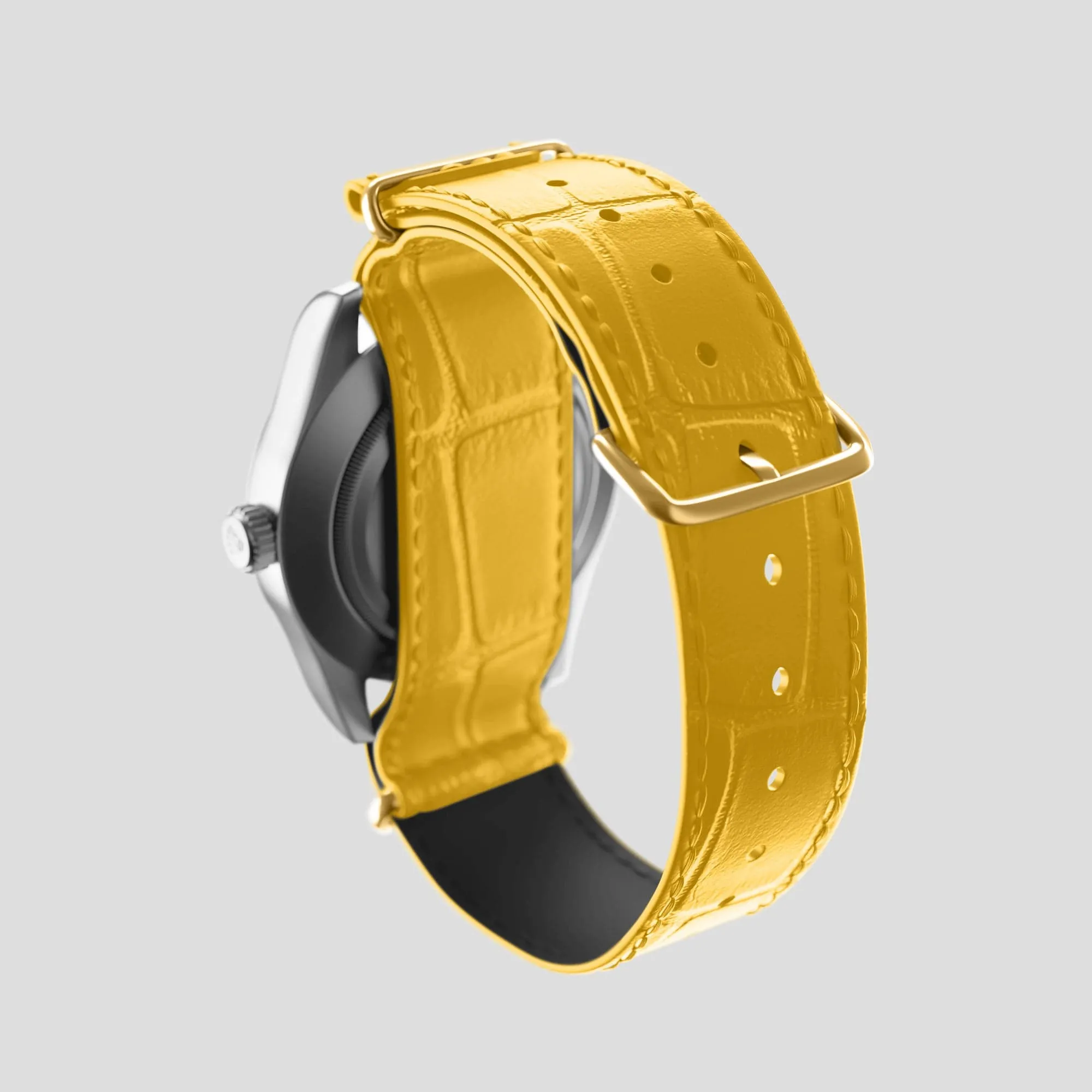 NATO Strap For Rolex Oyster Perpetual 36mm In Alligator