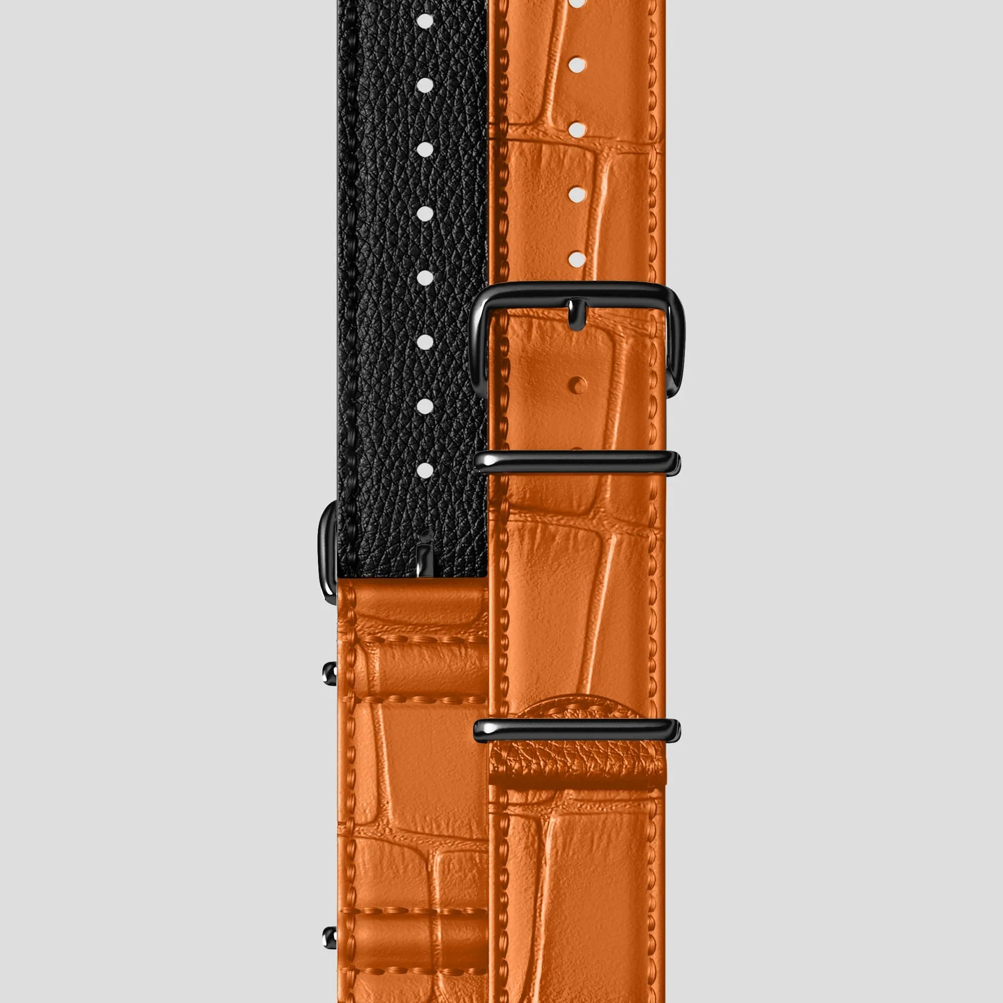 NATO Strap For Rolex Oyster Perpetual 36mm In Alligator