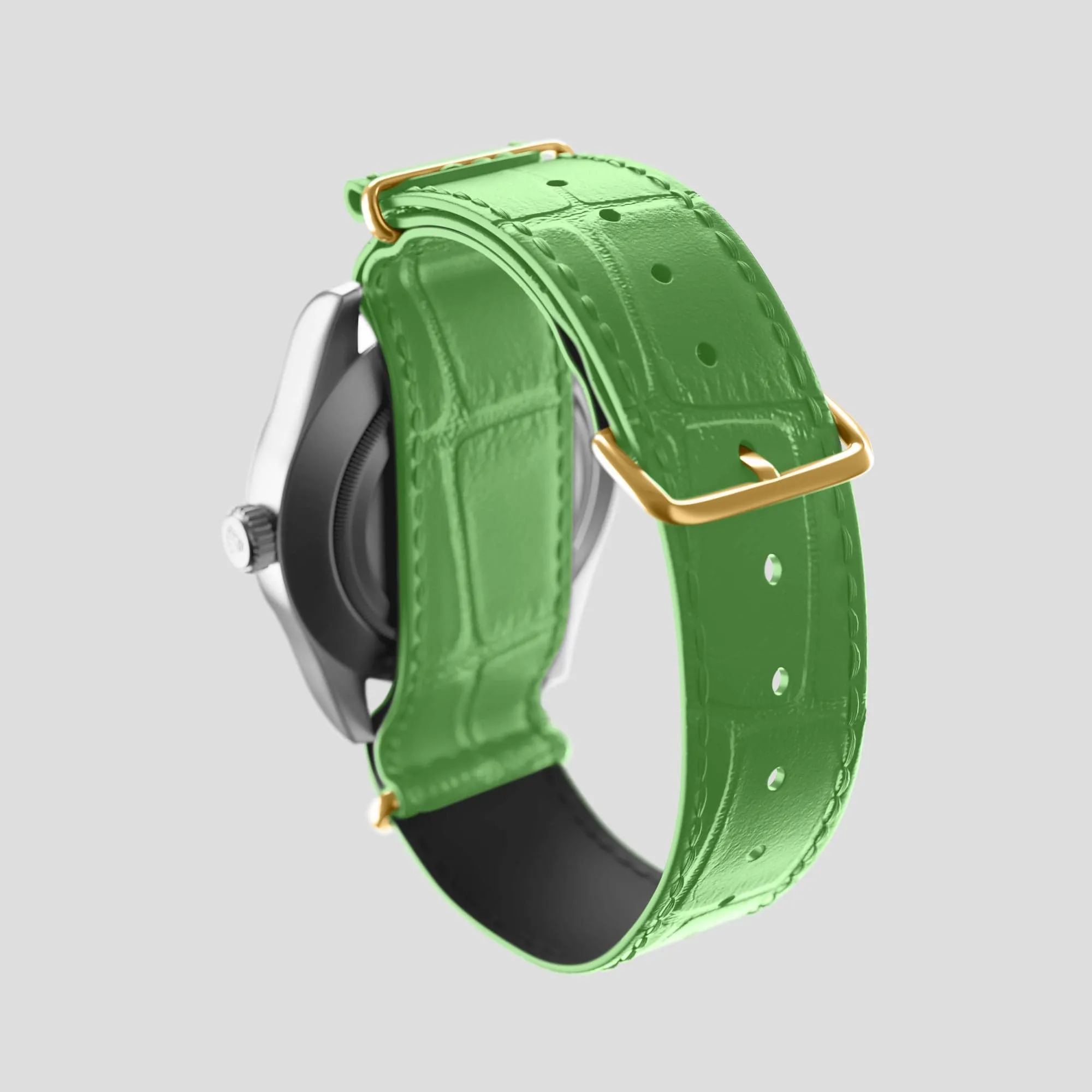 NATO Strap For Rolex Oyster Perpetual 36mm In Alligator