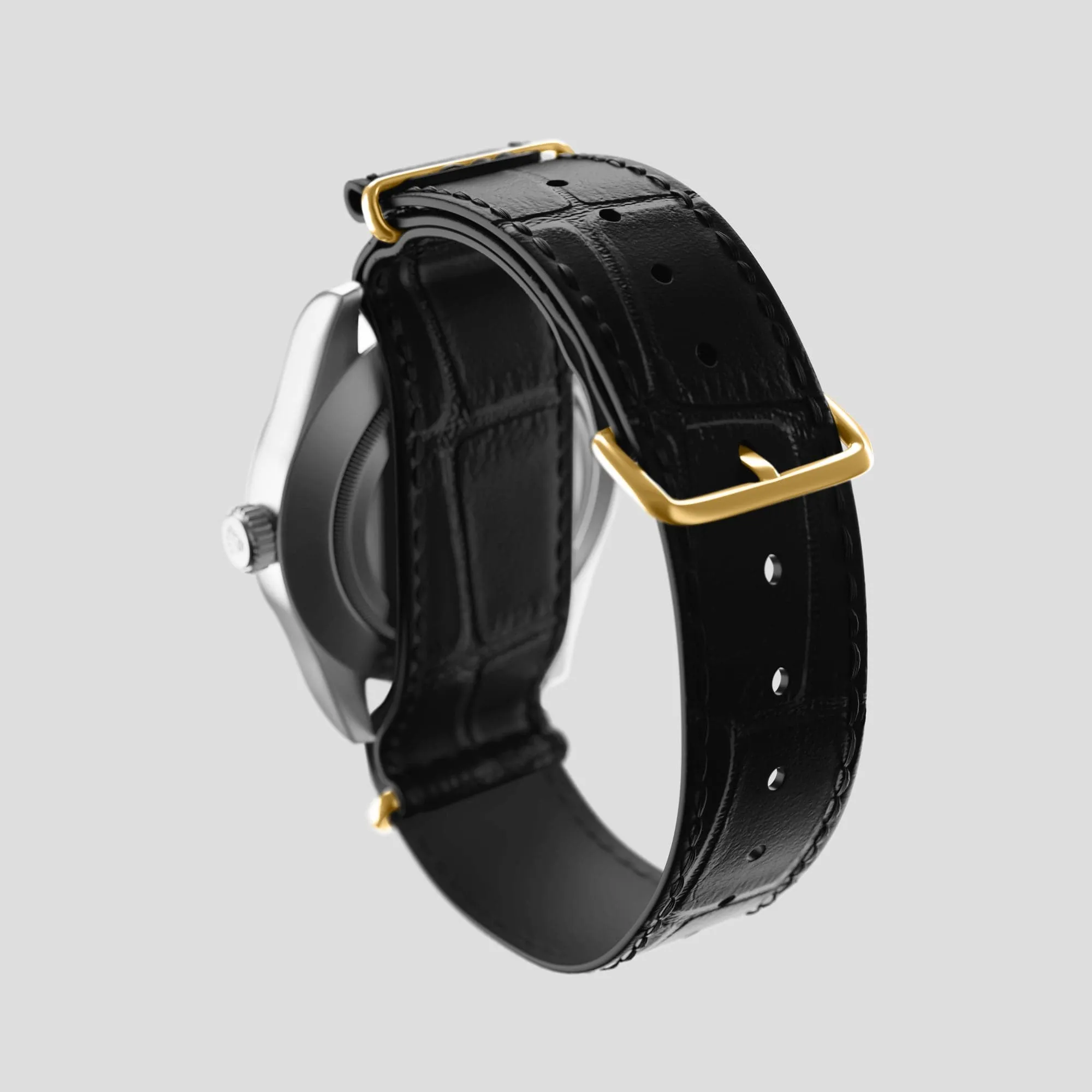 NATO Strap For Rolex Oyster Perpetual 36mm In Alligator