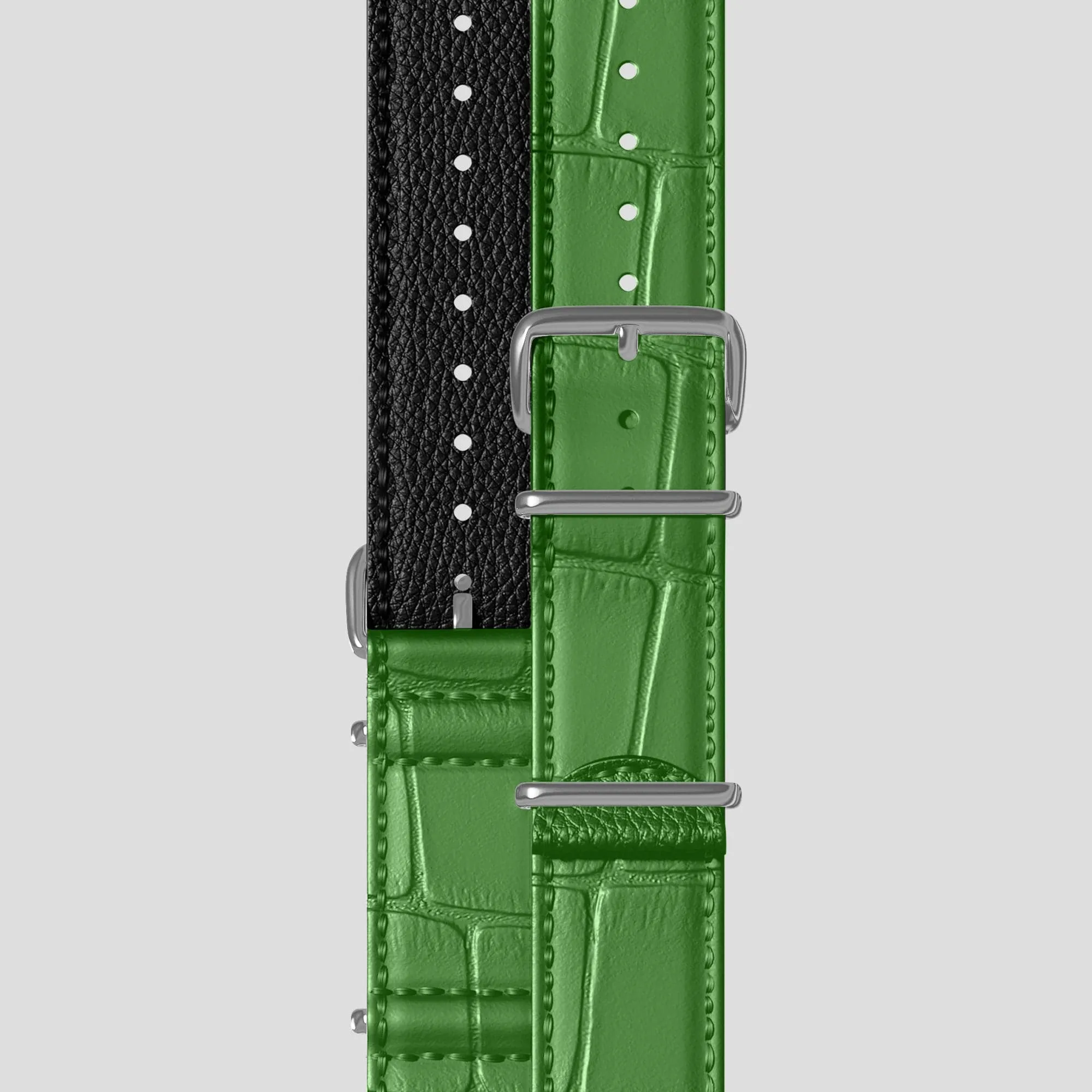 NATO Strap For Rolex Oyster Perpetual 36mm In Alligator