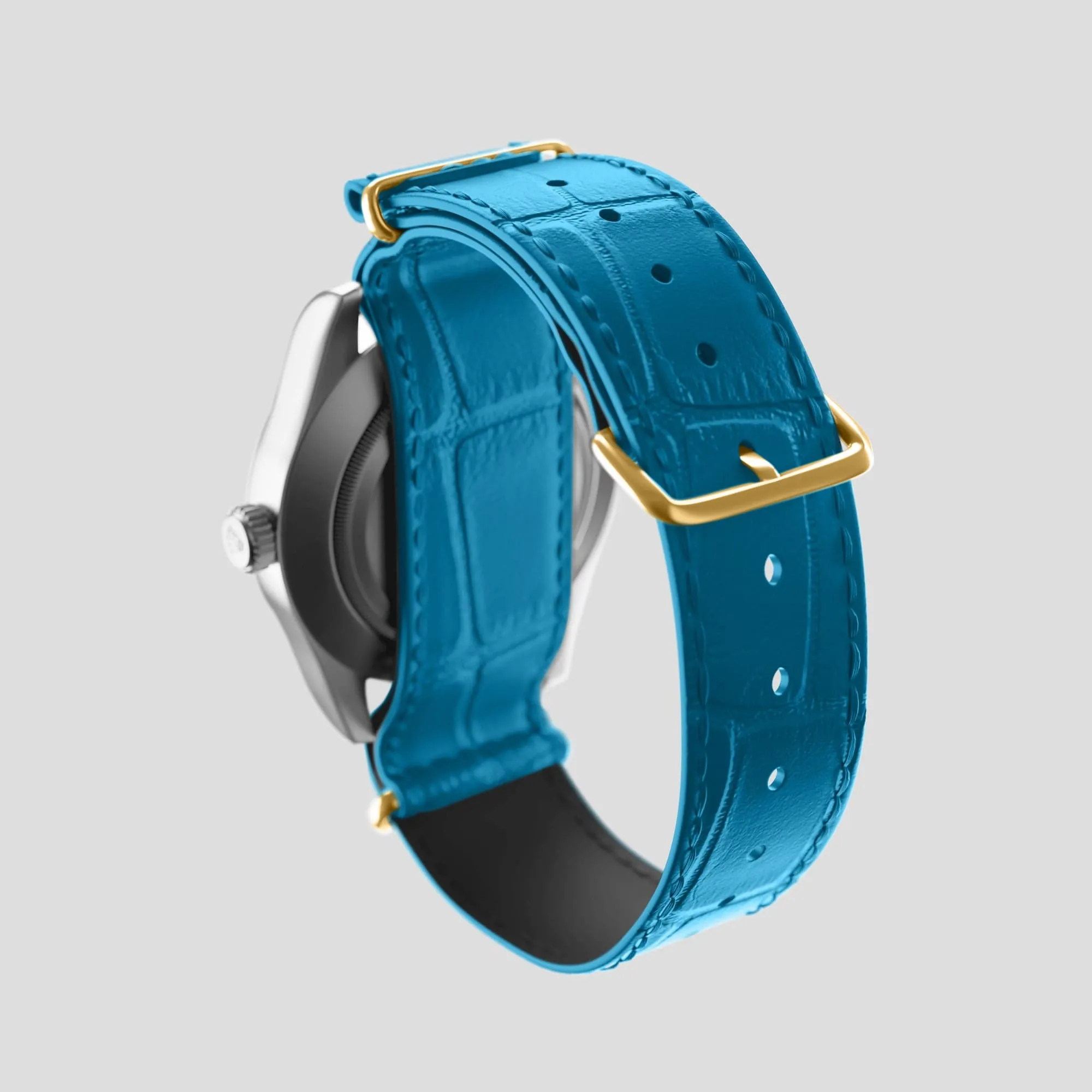 NATO Strap For Rolex Oyster Perpetual 36mm In Alligator