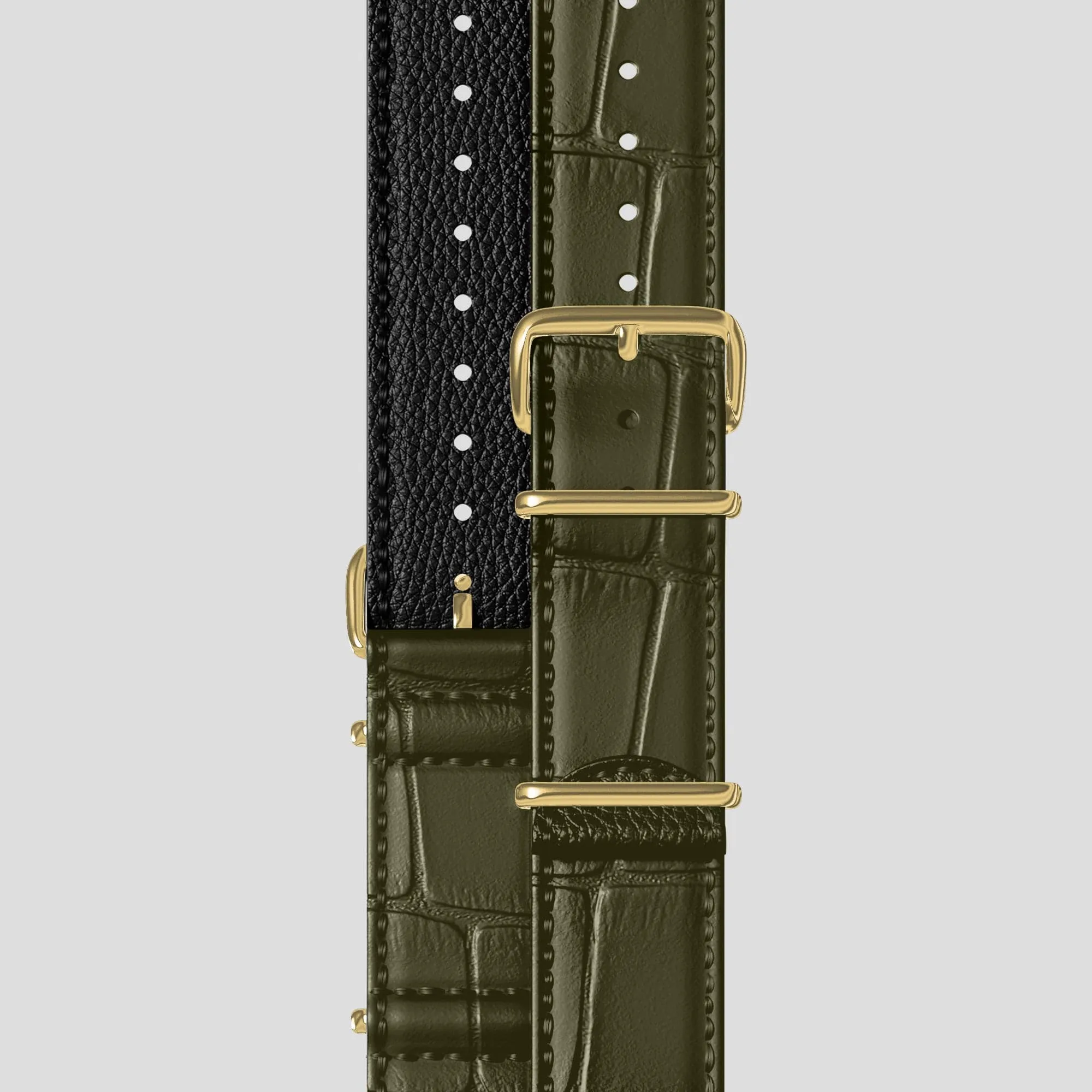 NATO Strap For Rolex Oyster Perpetual 36mm In Alligator