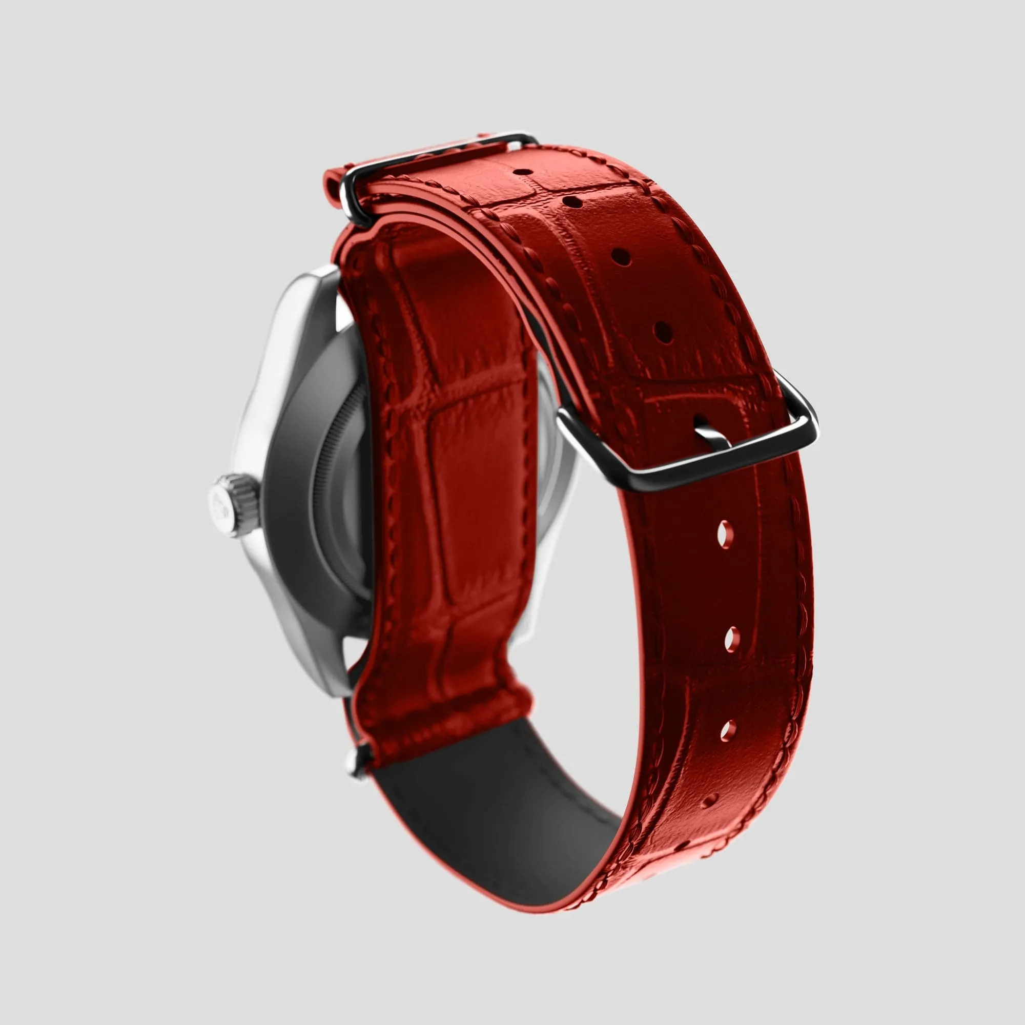 NATO Strap For Rolex Oyster Perpetual 36mm In Alligator