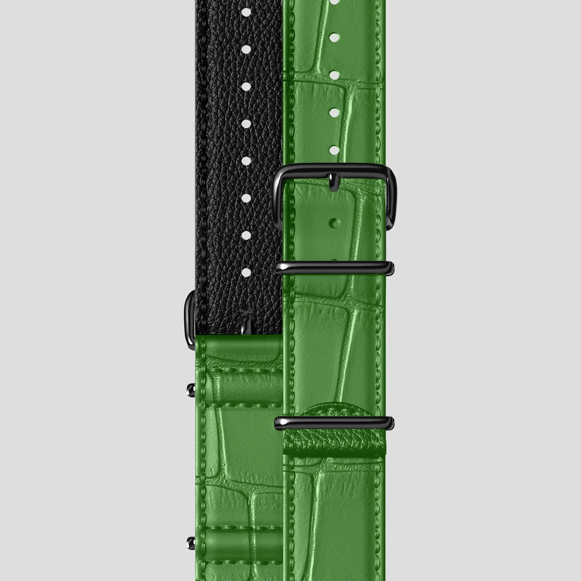 NATO Strap For Rolex Oyster Perpetual 36mm In Alligator
