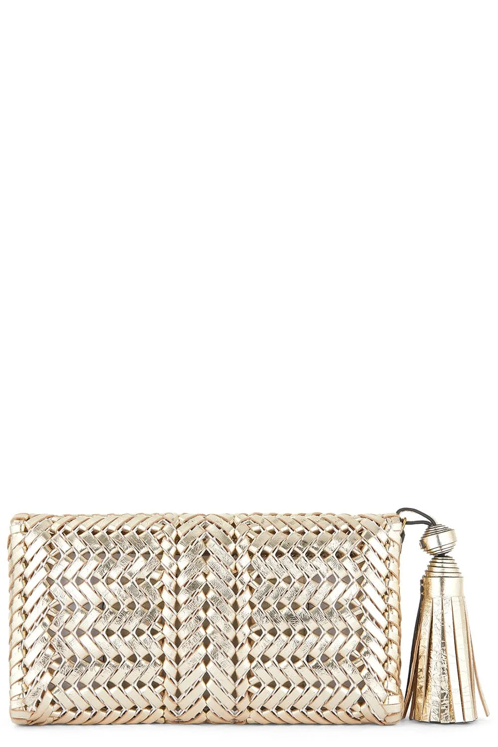 Neeson Tassel Clutch - Platino