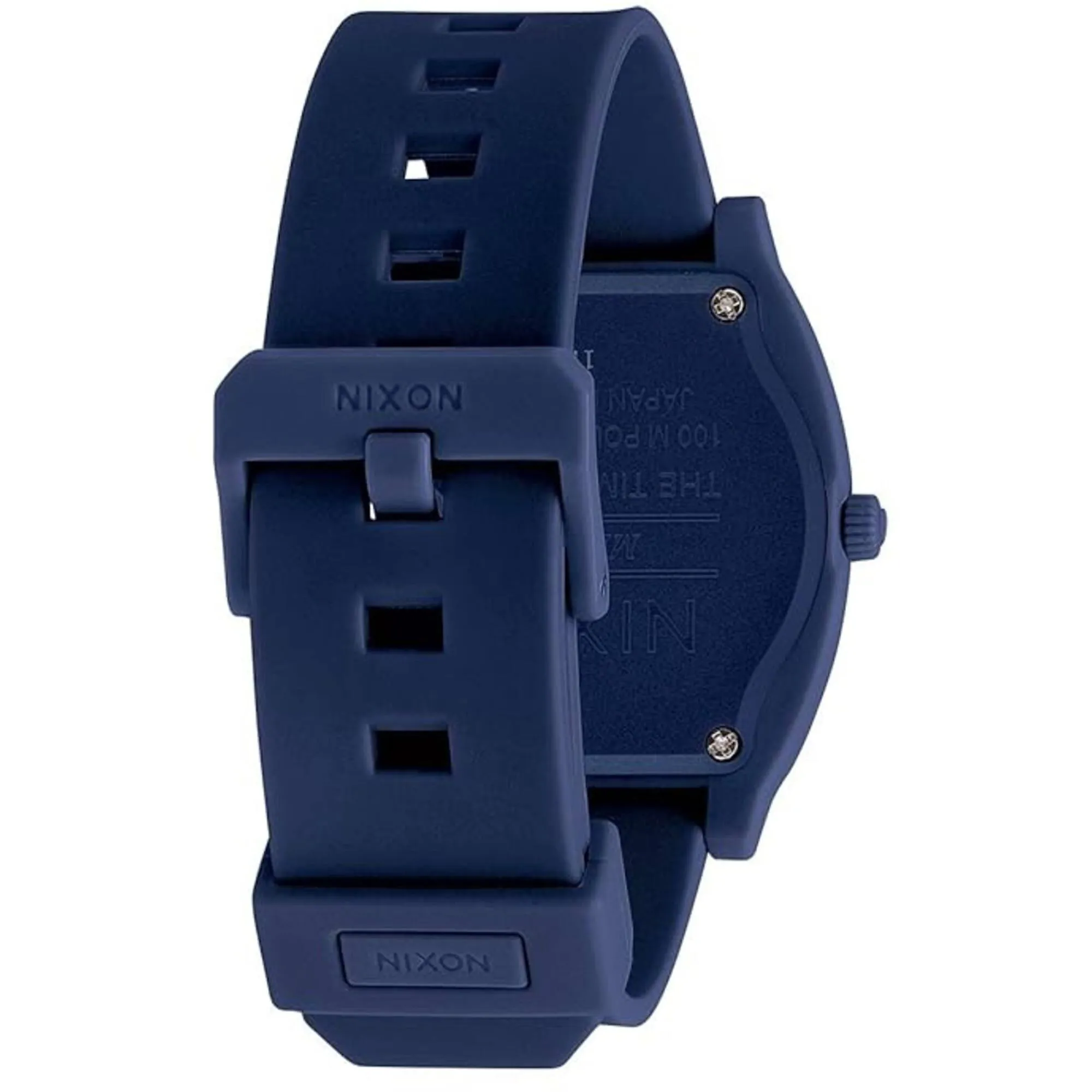 Nixon Men's Watch - The Time Teller Quartz Blue Dial Rubber Strap | A1248-3010